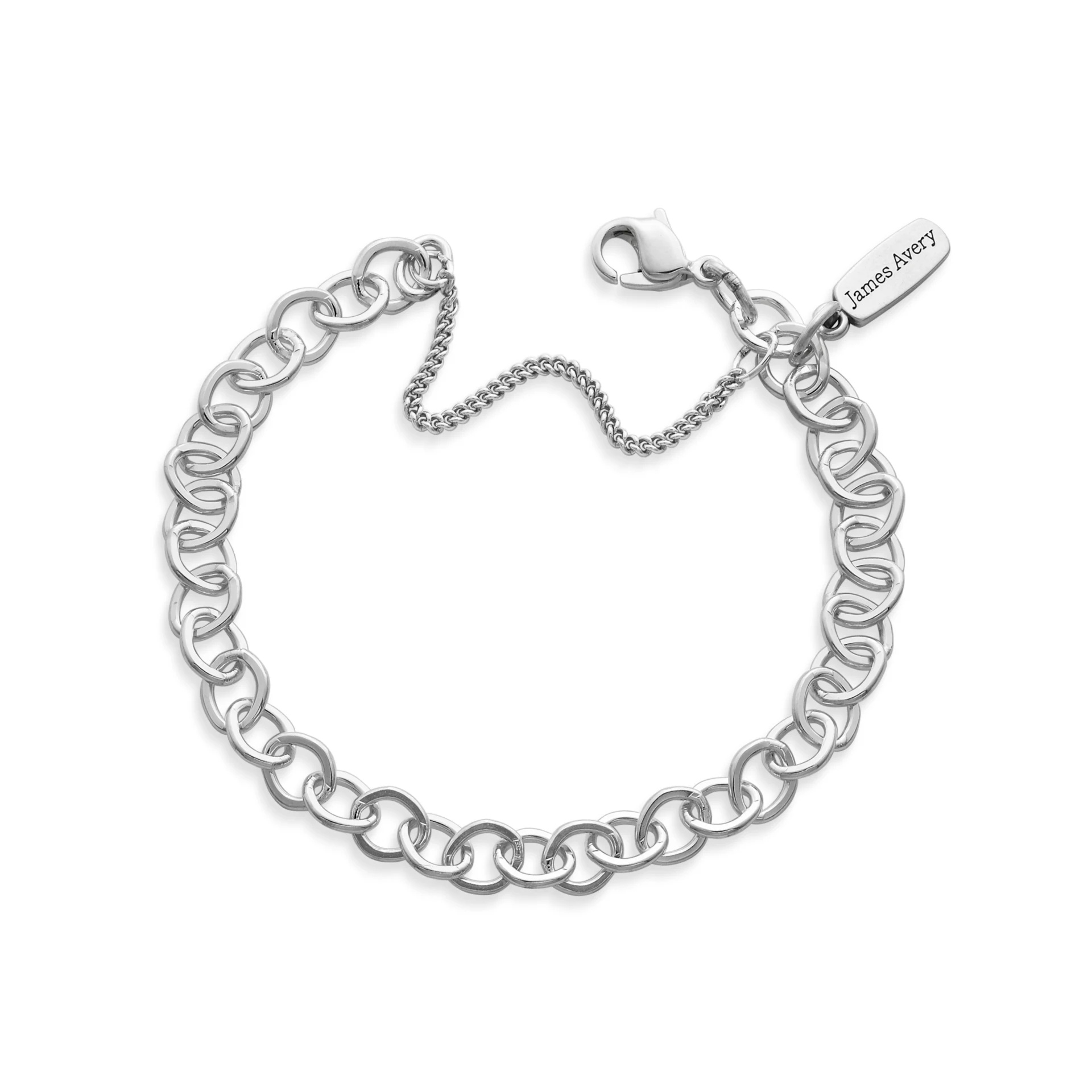 Forged Link Charm Bracelet