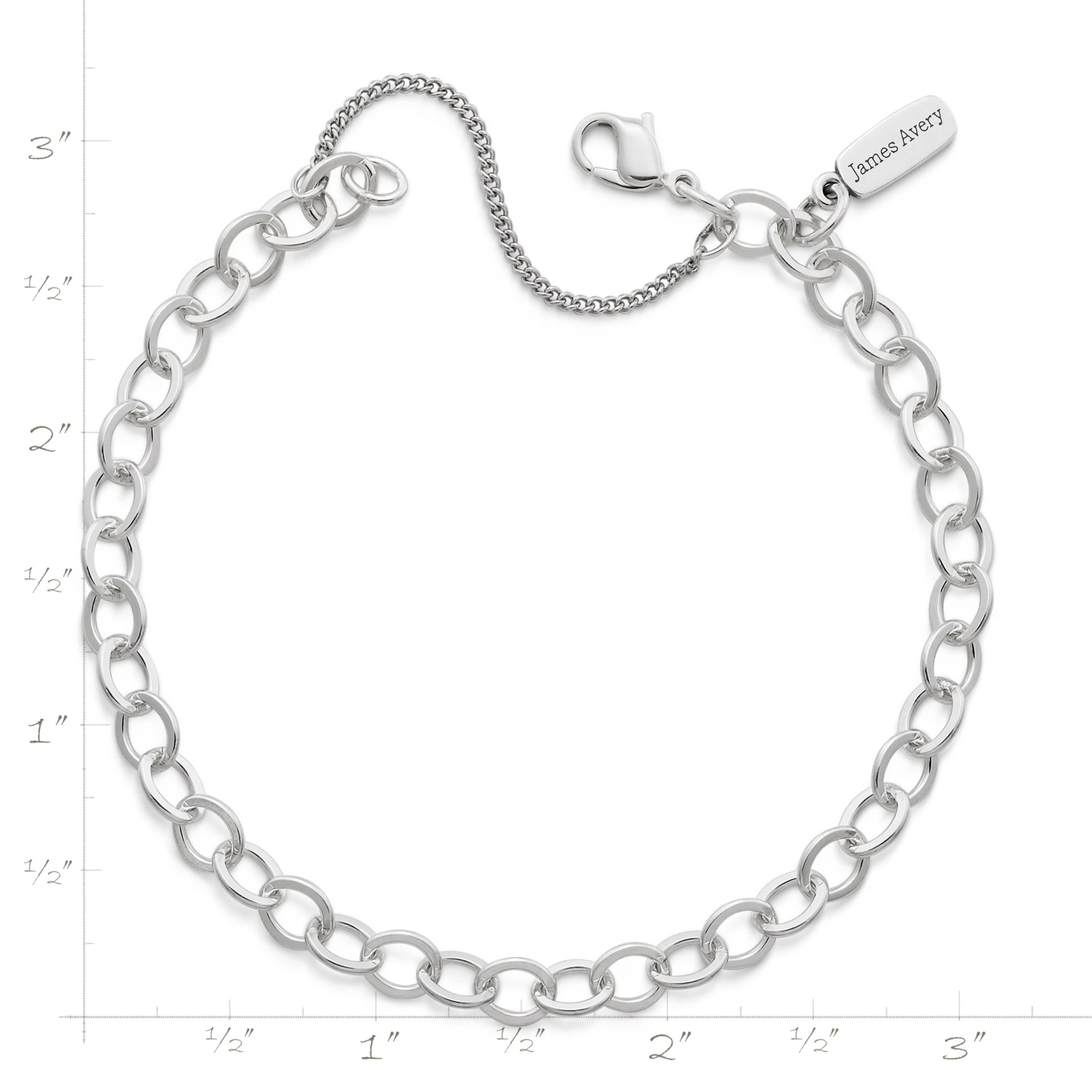 Forged Link Charm Bracelet - Image 2