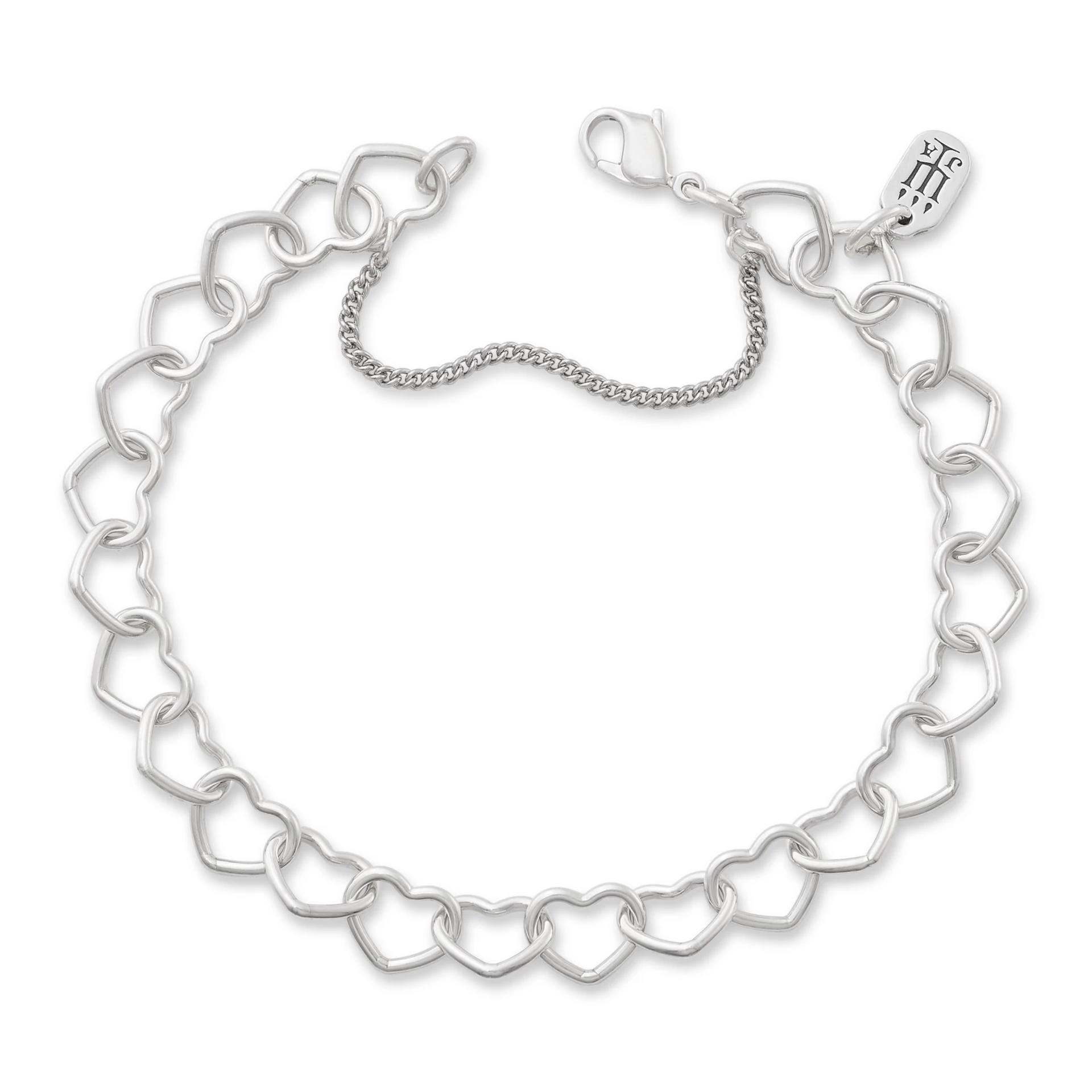 Connected Hearts Charm Bracelet