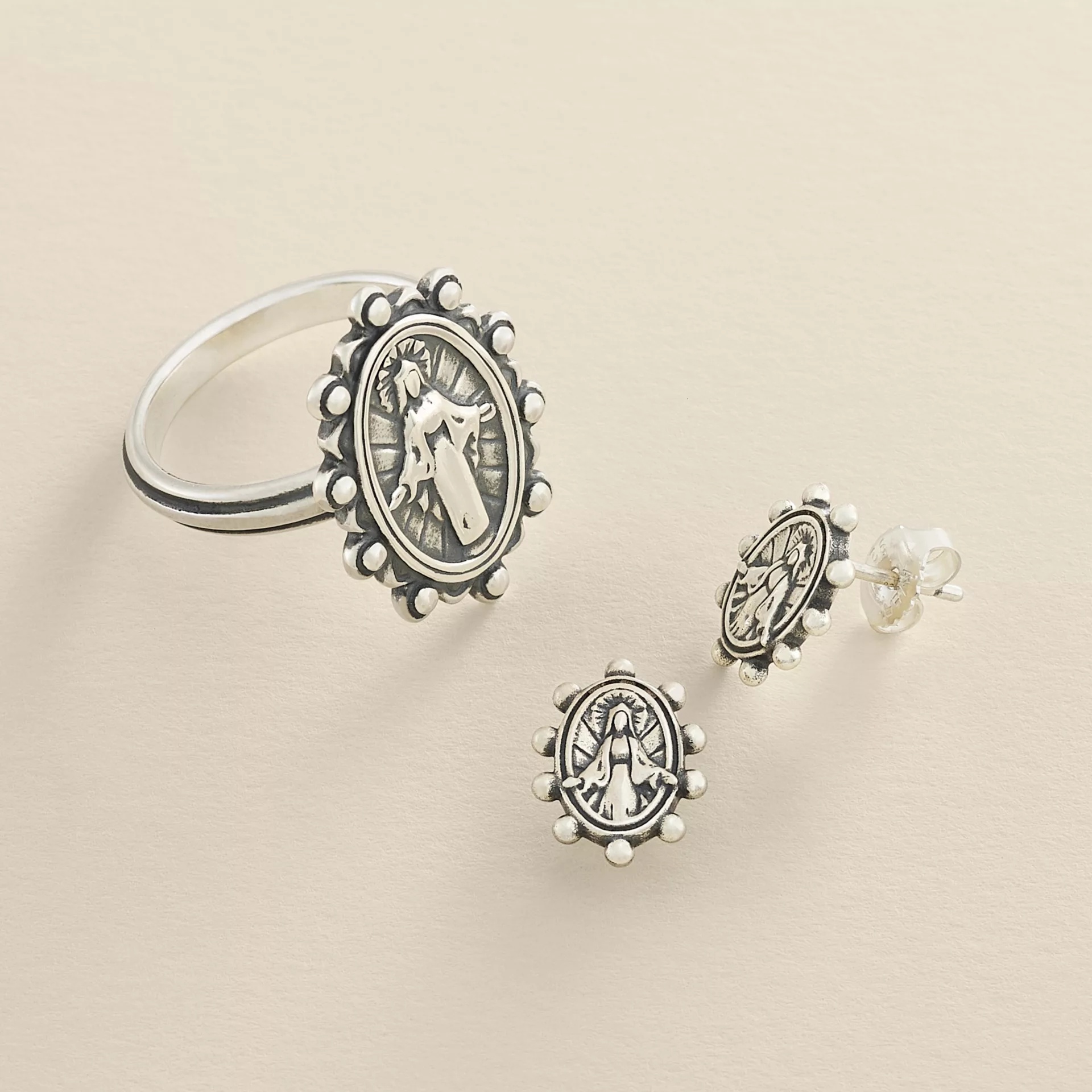 Virgin Mary Studs - Image 4