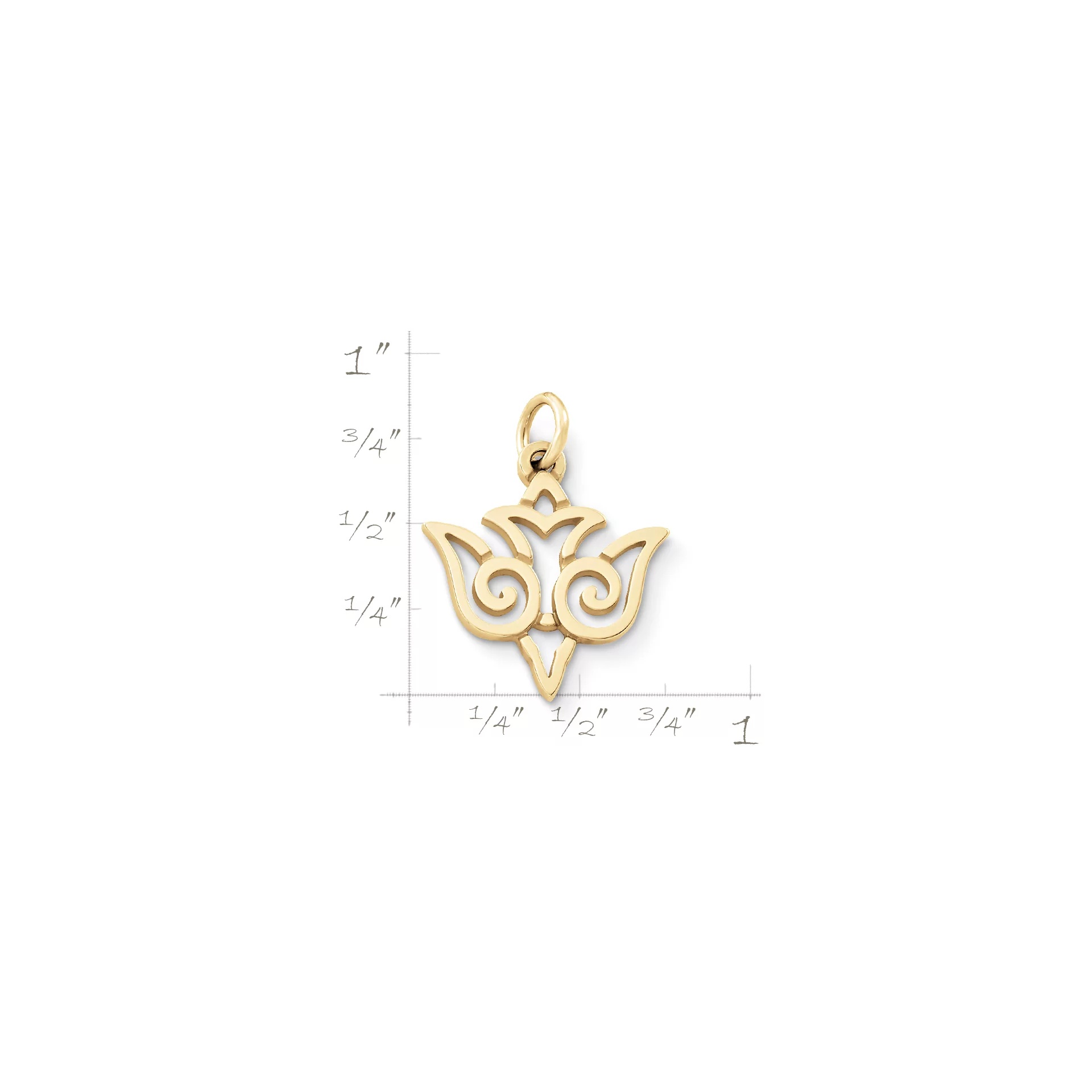 Open Dove Charm - Image 2