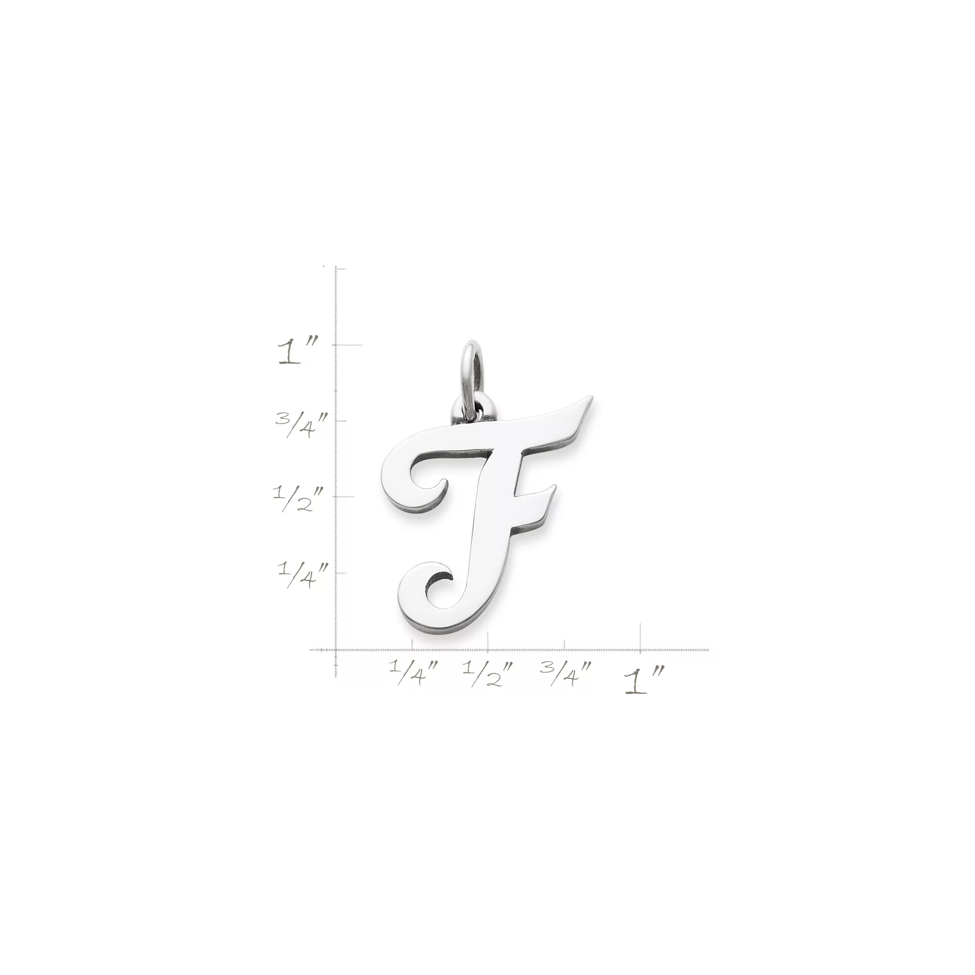 Large Script Initial Charm - Image 3