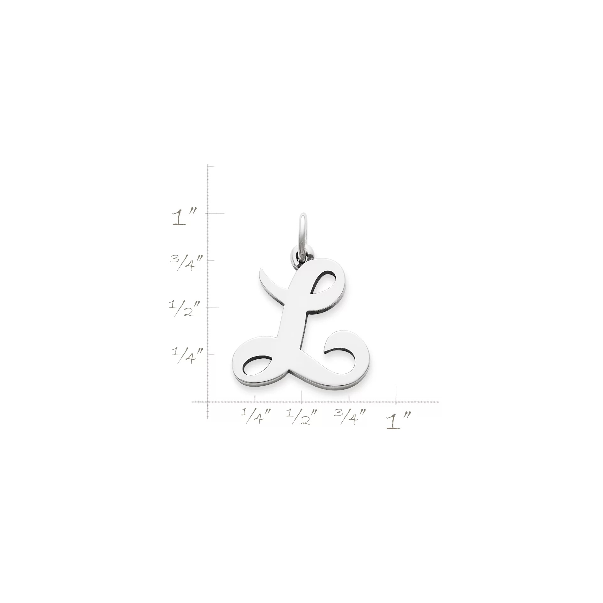 Large Script Initial Charm - Image 3