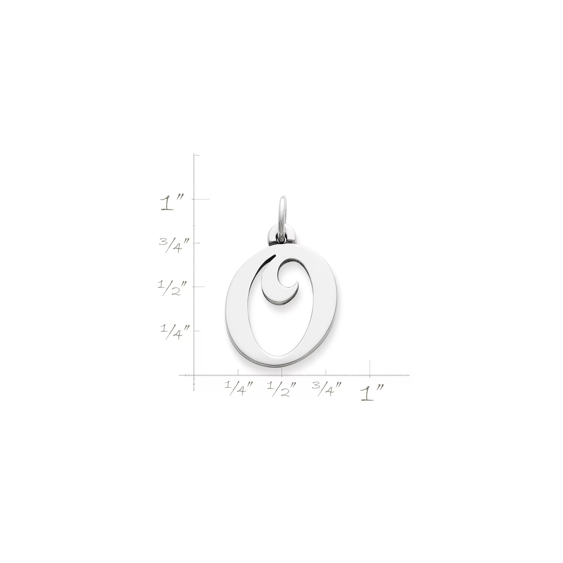 Large Script Initial Charm - Image 3