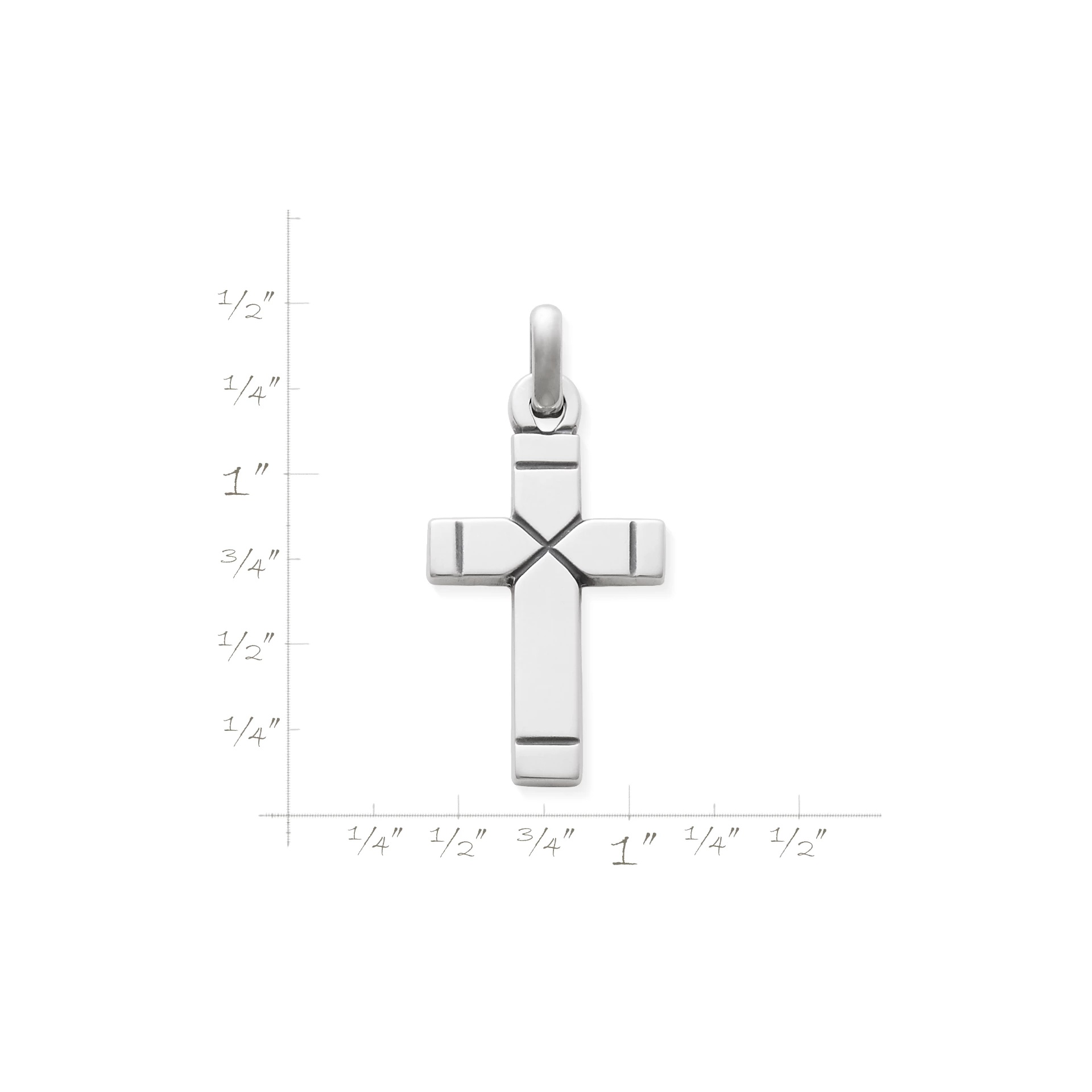 Plain Latin Cross Pendant - Image 2