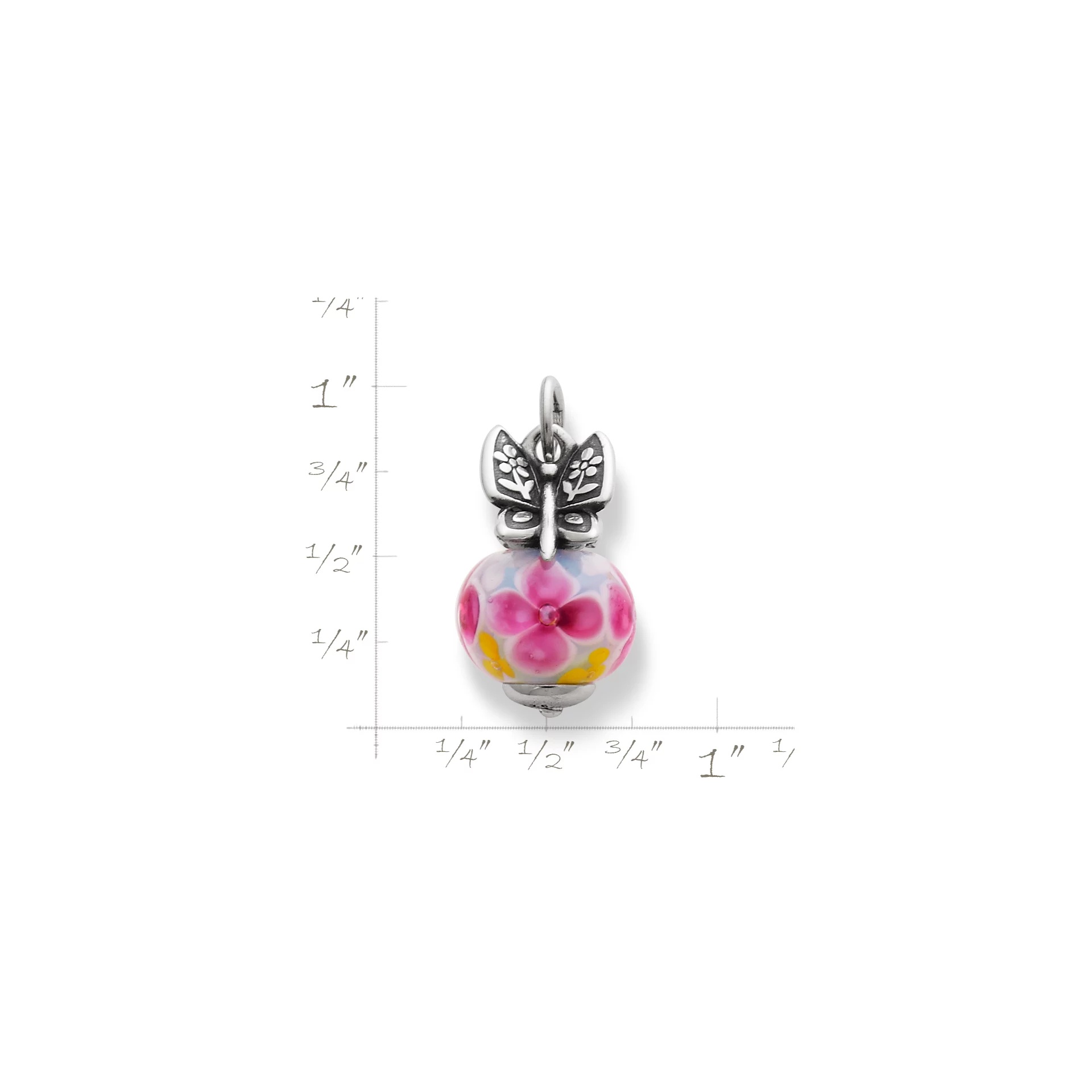Mariposa Art Glass Charm - Image 2