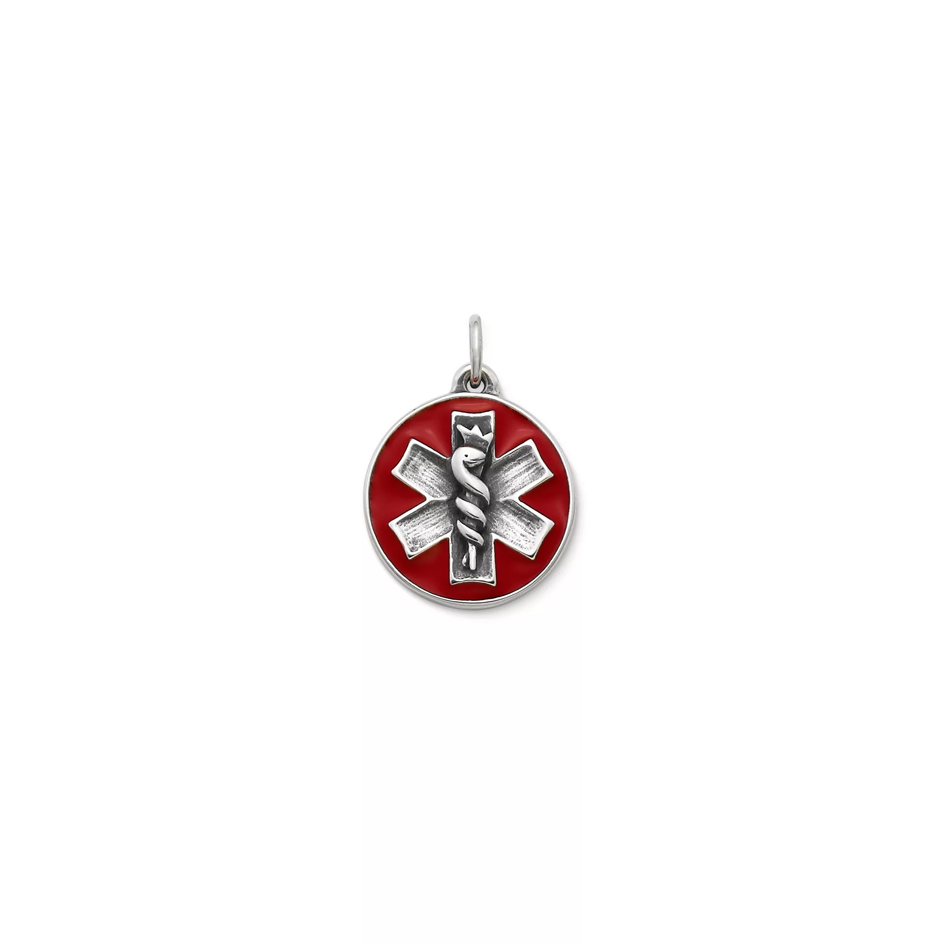 Enamel Medical Alert Charm