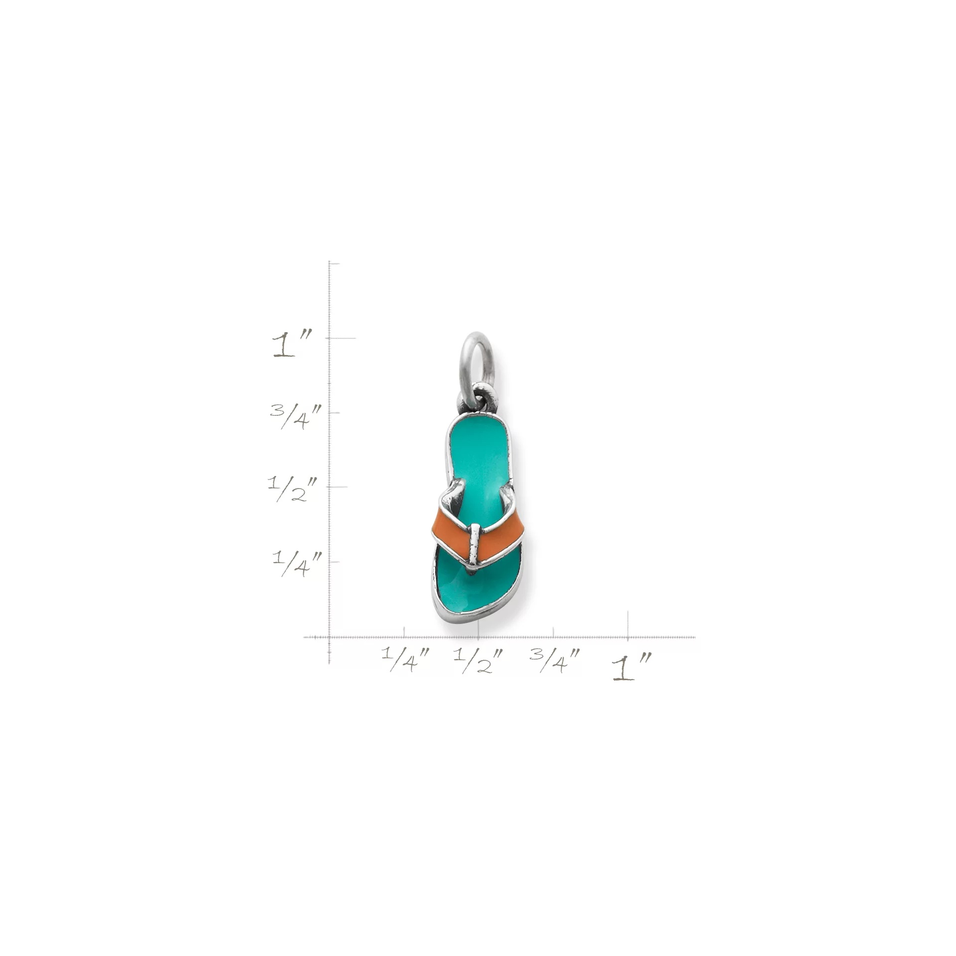 Enamel Flip-Flop Charm - Image 3