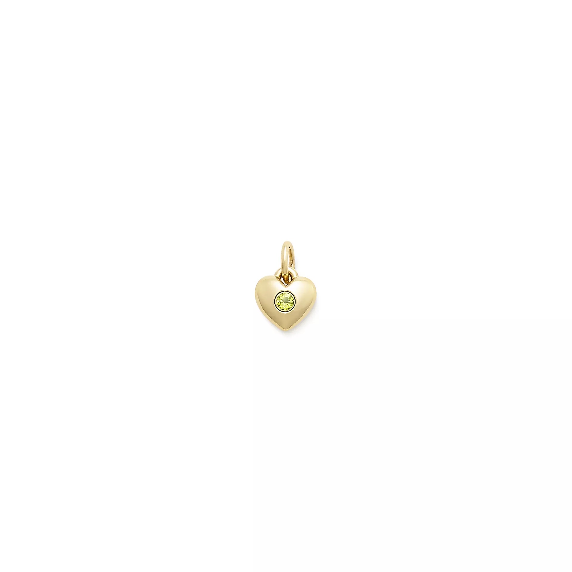 Keepsake Heart Birthstone Charm