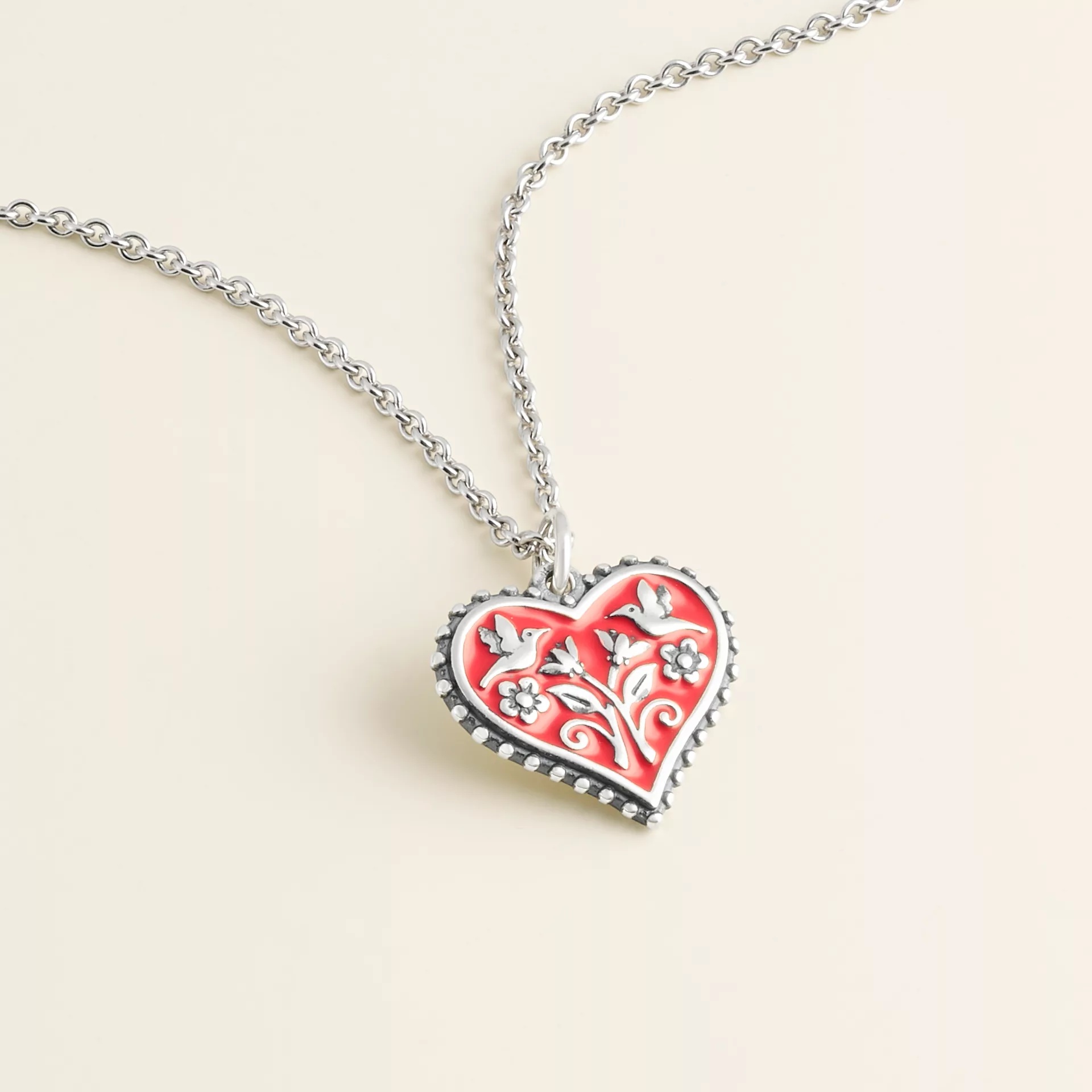 Enamel Hearts in Bloom Charm - Image 2