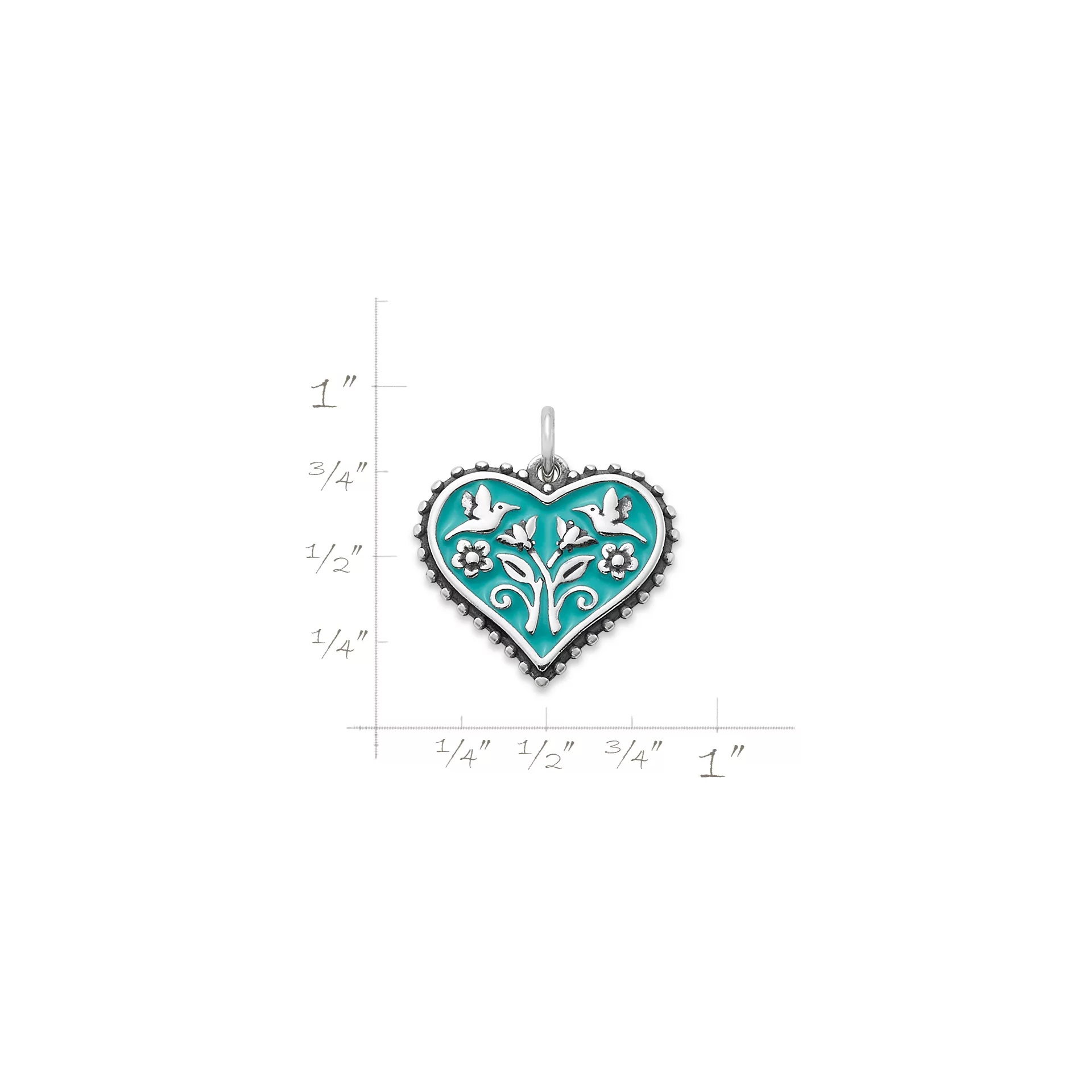 Enamel Hearts in Bloom Charm - Image 5