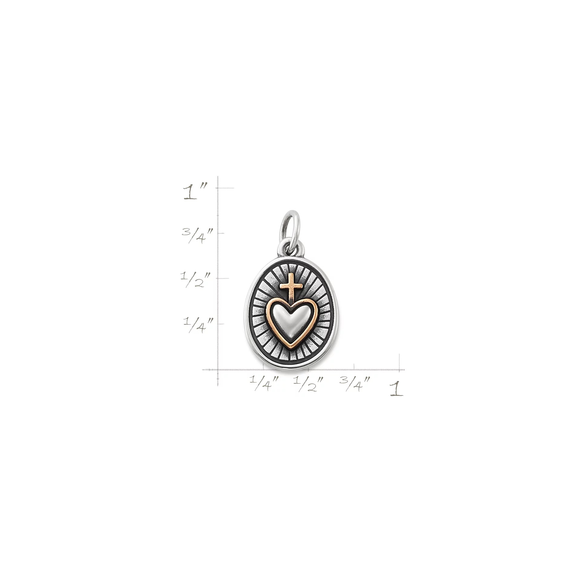 Radiant Sacred Heart Charm - Image 4