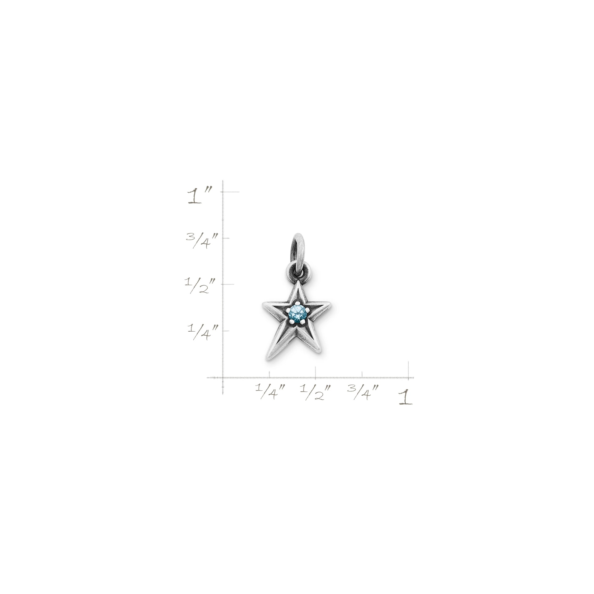 Shining Star Birthstone Charm - Image 4