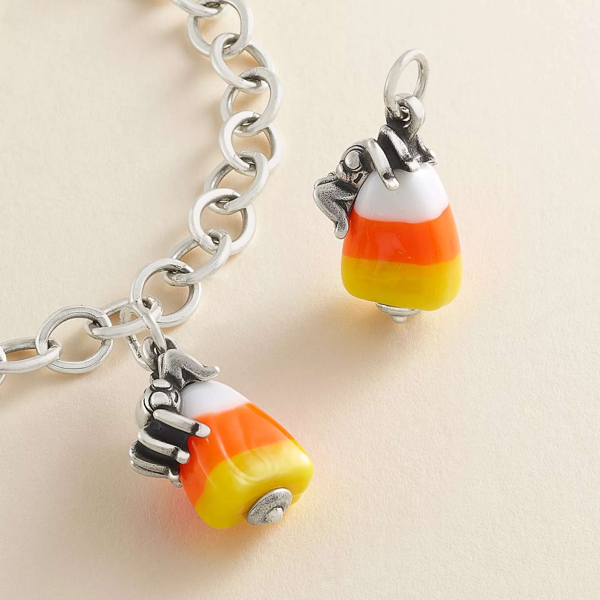 Sweet and Spooky Halloween Art Glass Charm - Image 3