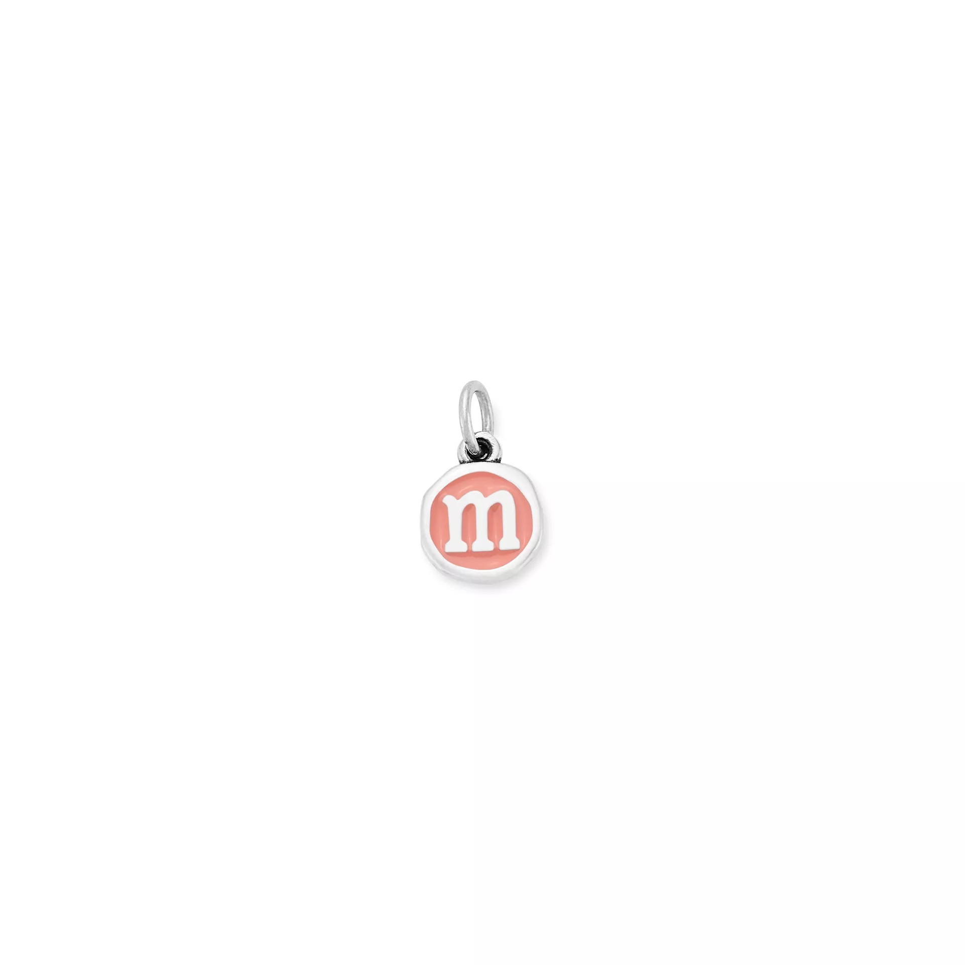 Enamel Initial Disc Charm