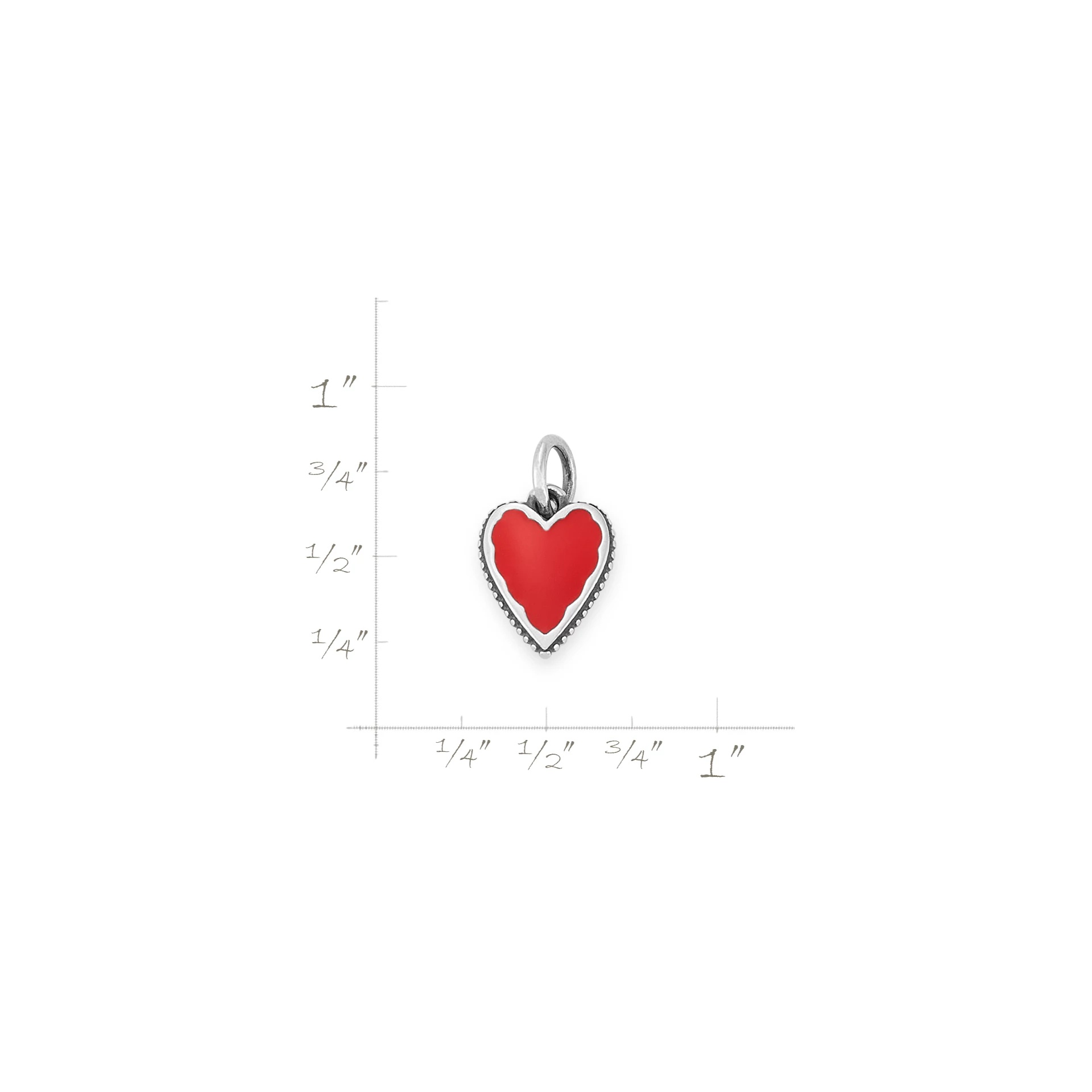Enamel Heart Charm - Image 8