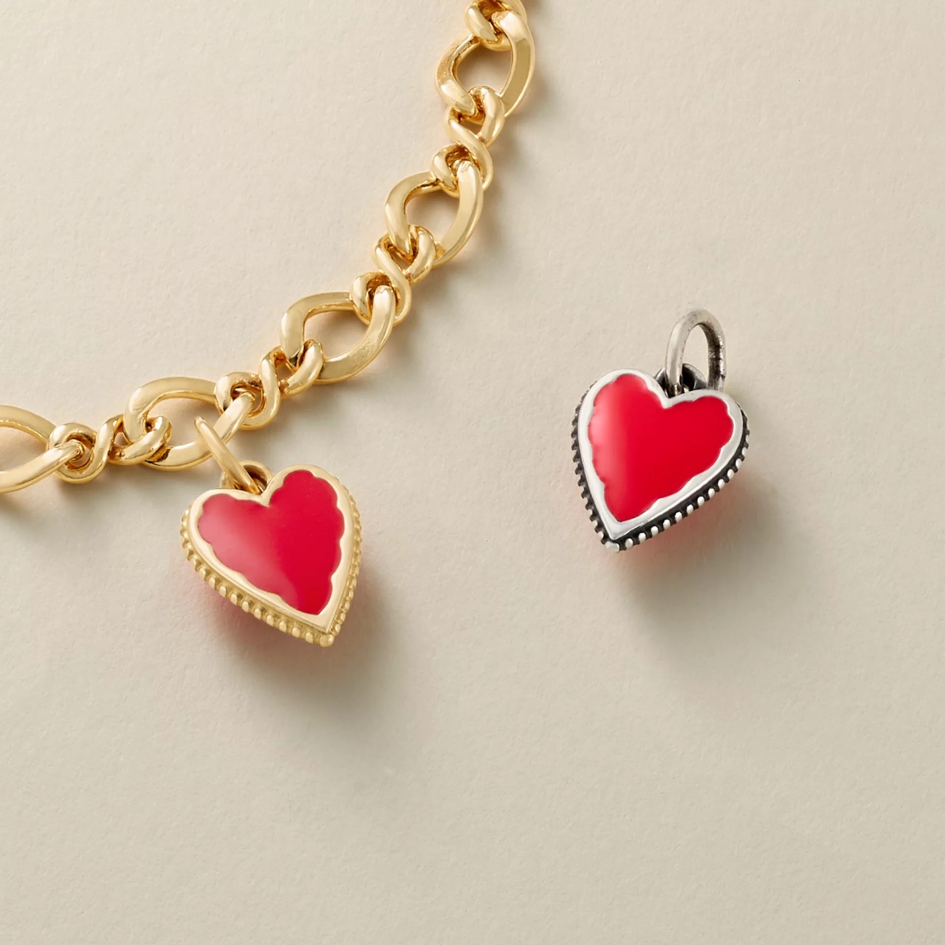 Enamel Heart Charm - Image 3