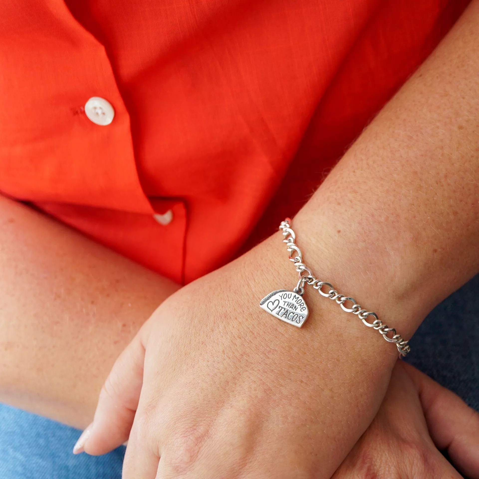 Love You More Than Tacos Charm - Image 3