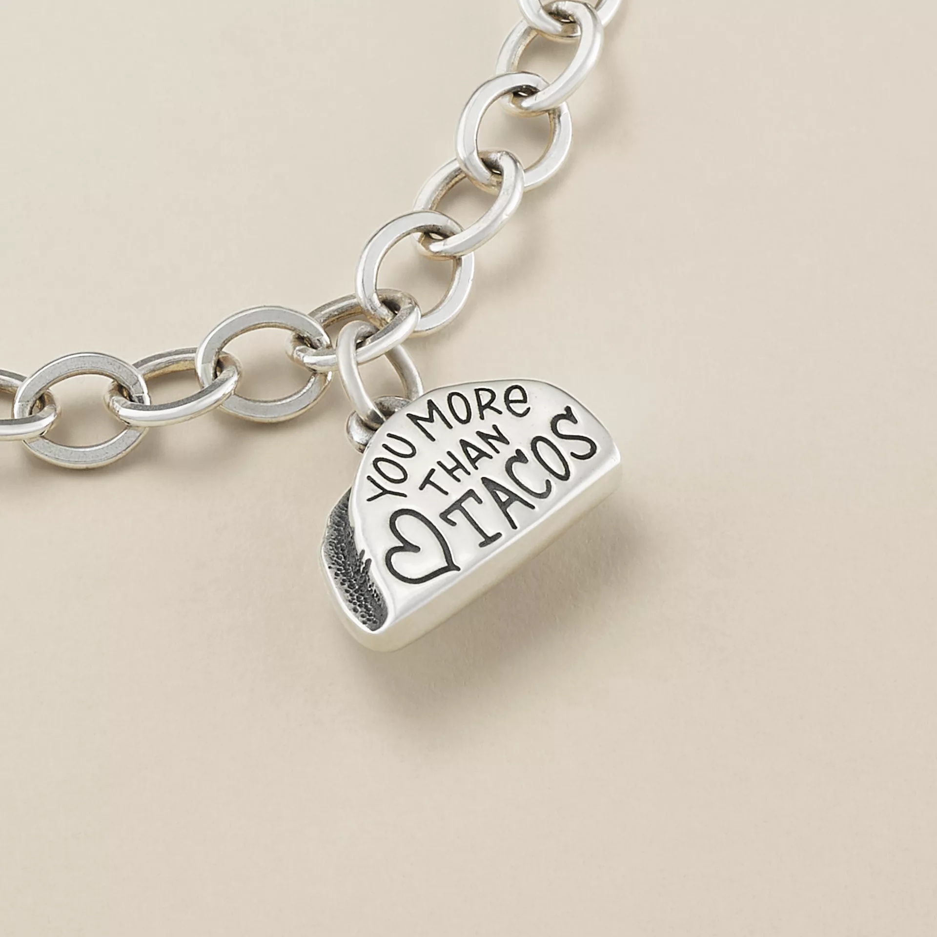Love You More Than Tacos Charm - Image 2