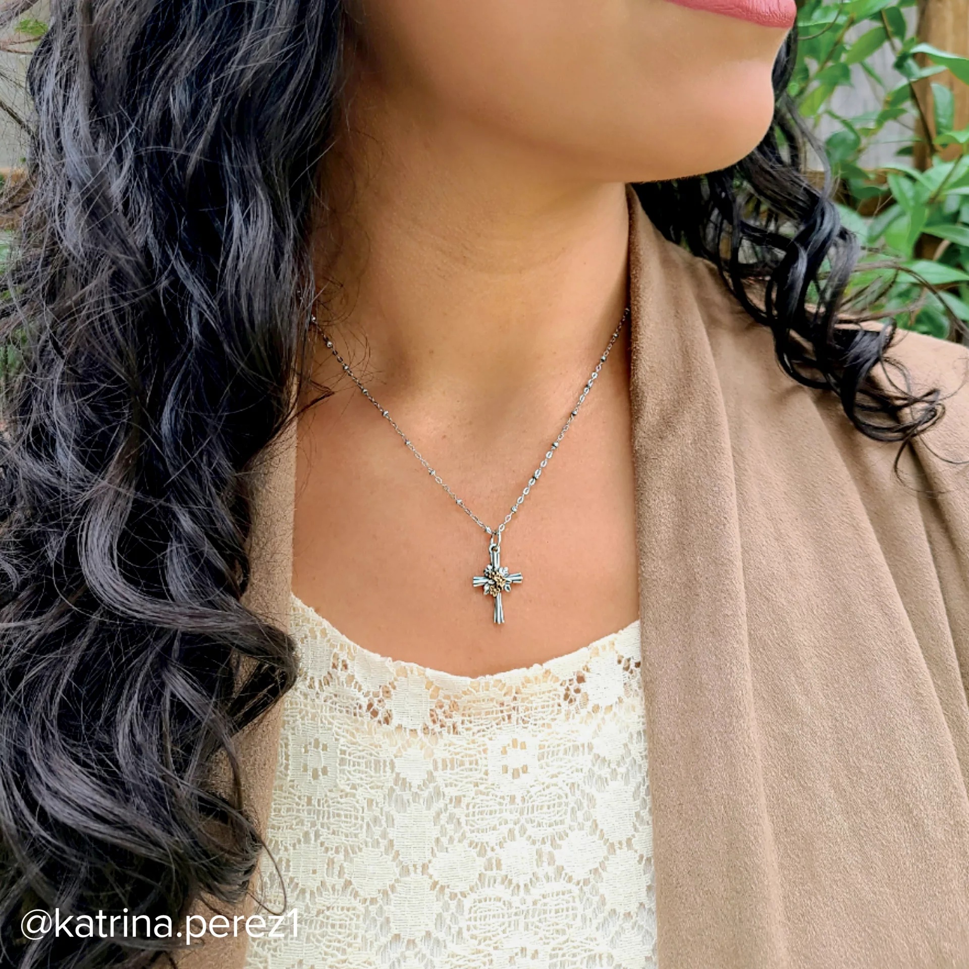 Growing in Faith Cross Charm - Image 3