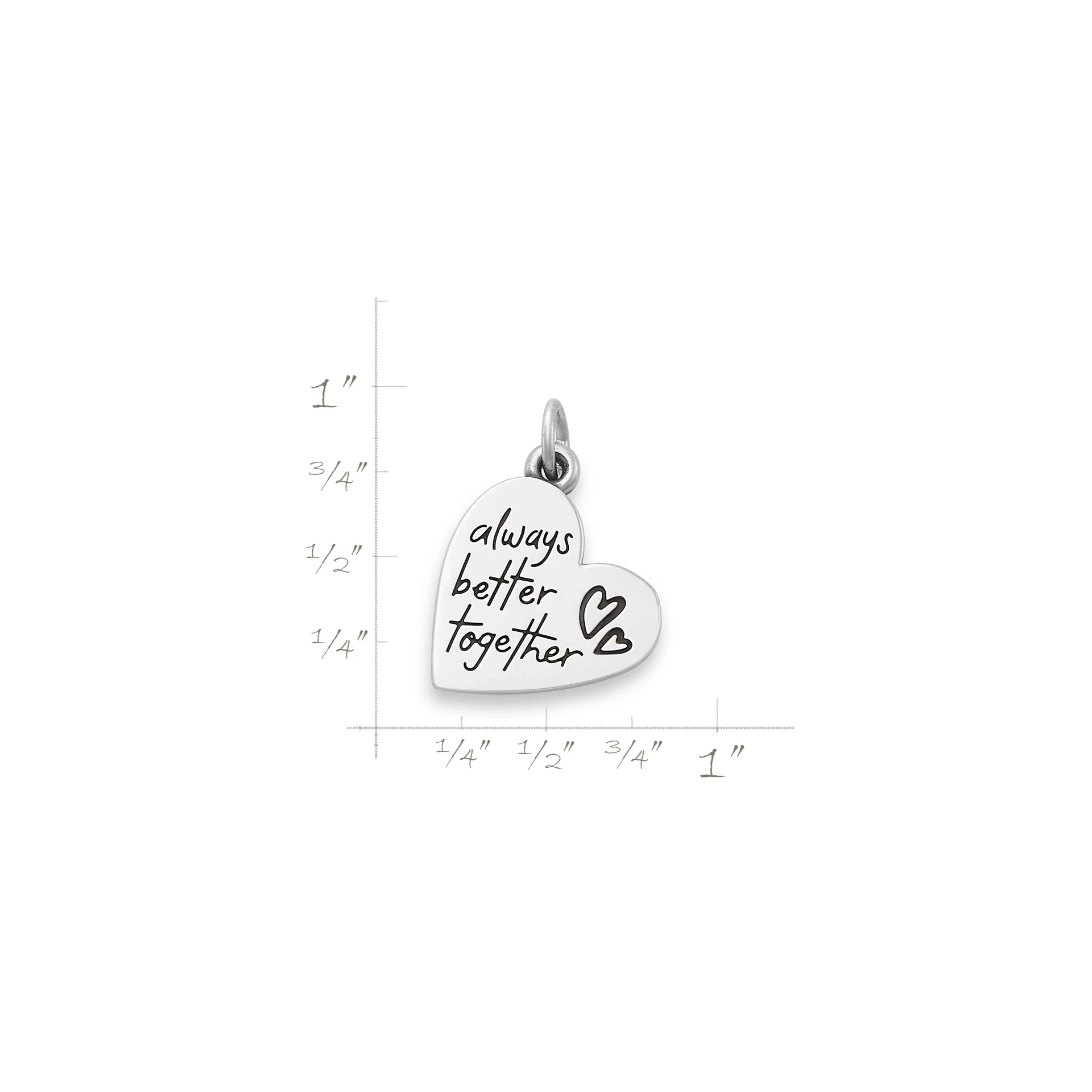 Always Better Together Heart Charm - Image 4