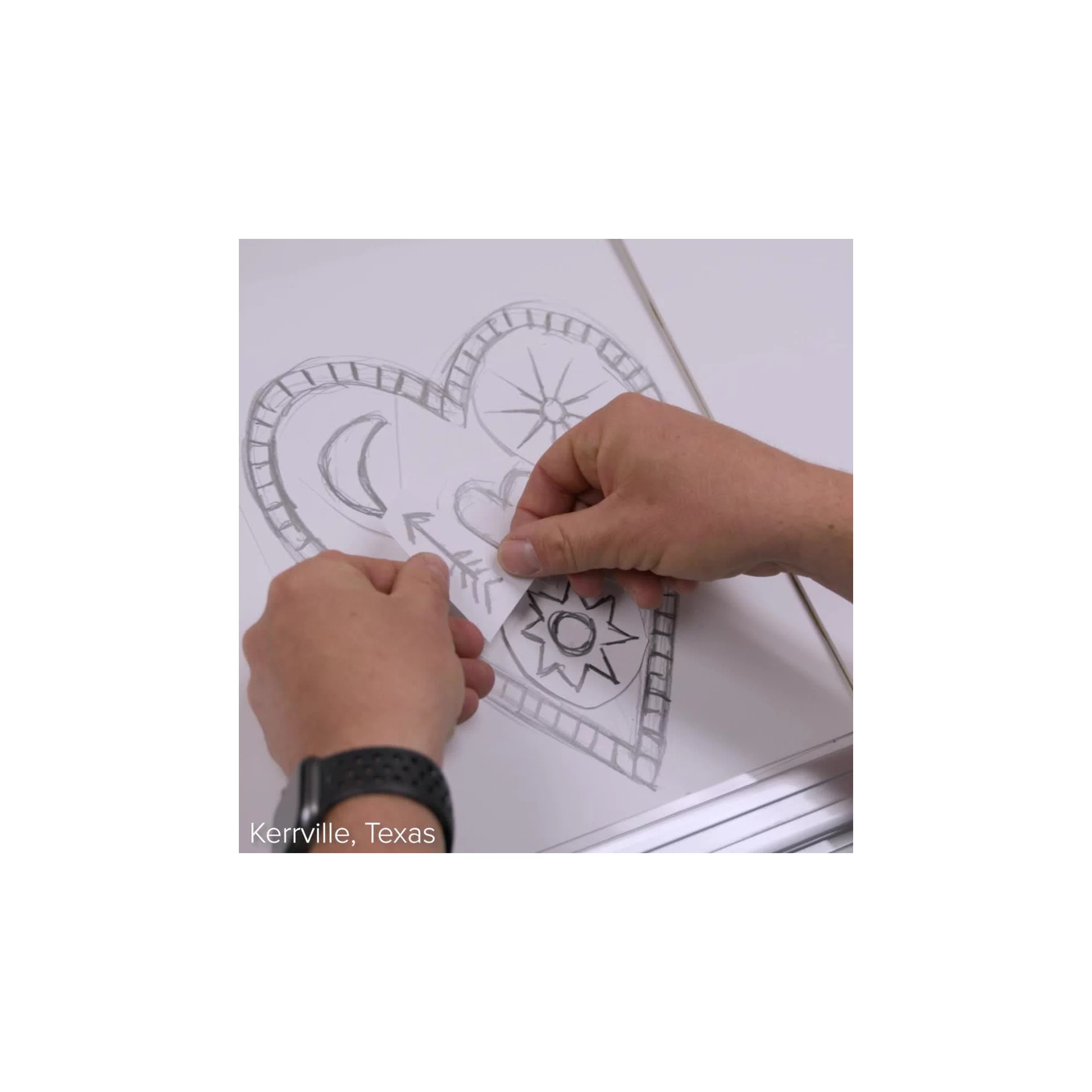 Western Sky Heart Charm - Image 5