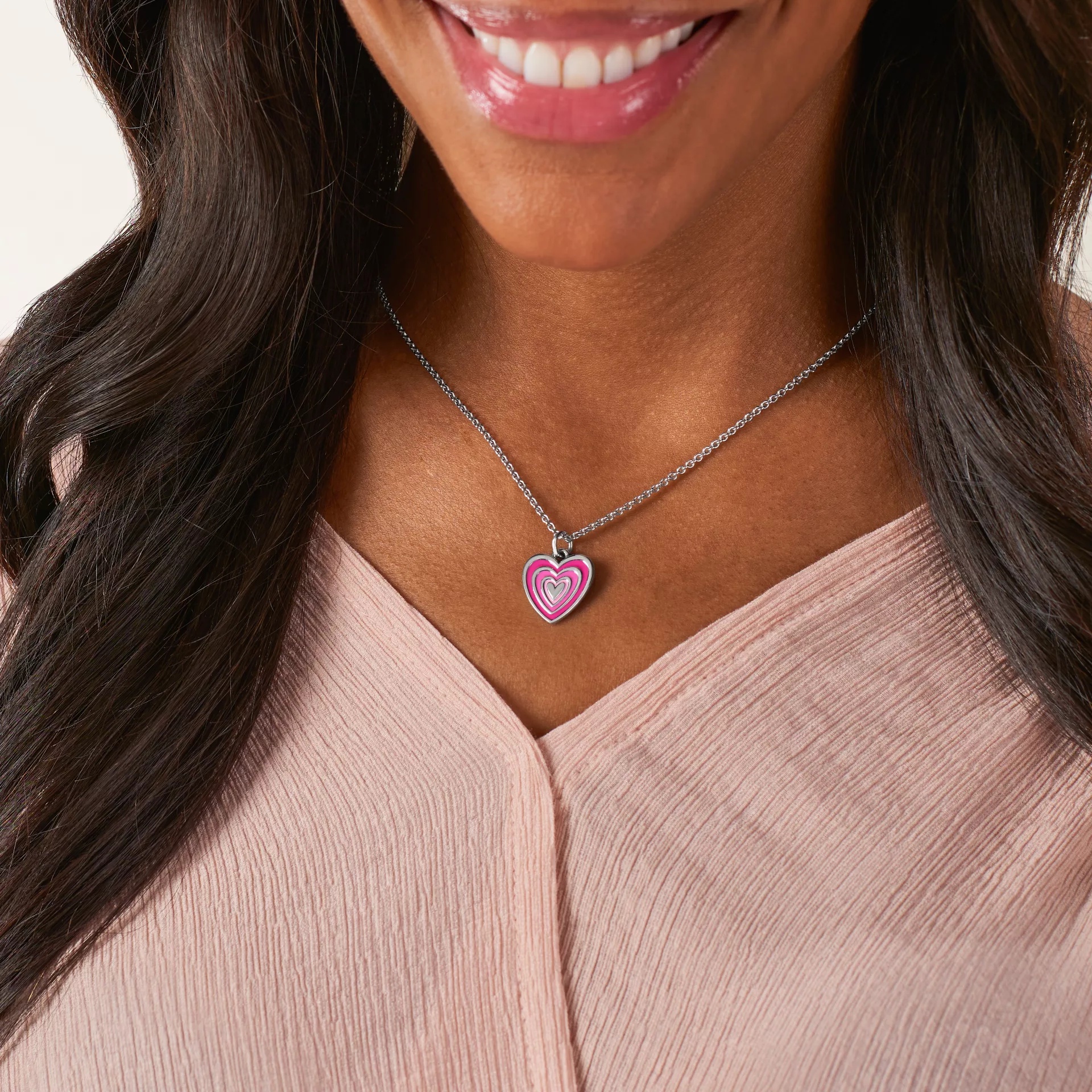 Enamel Radiant Heart Charm - Image 3