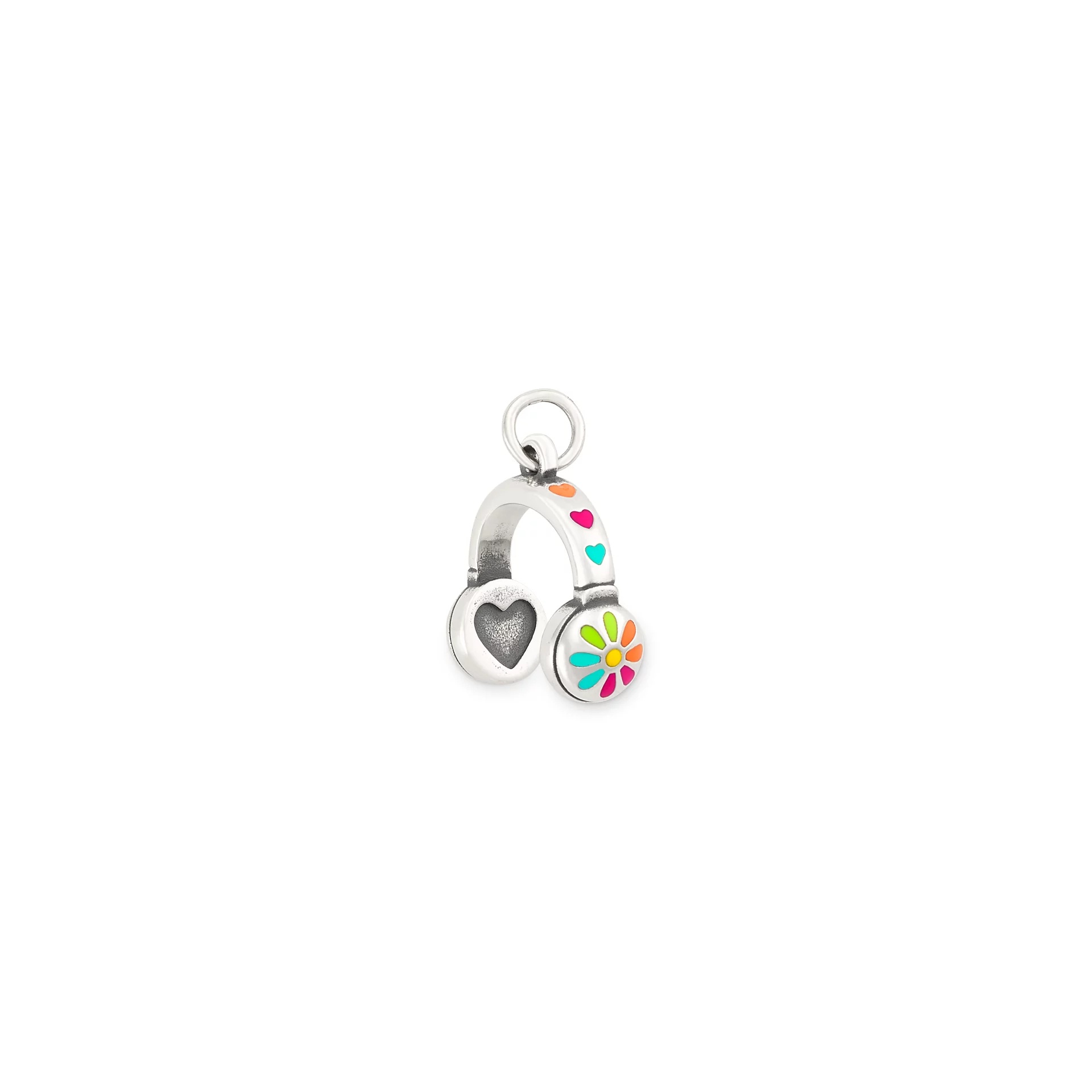 Enamel Love My Headphones Charm - Image 2