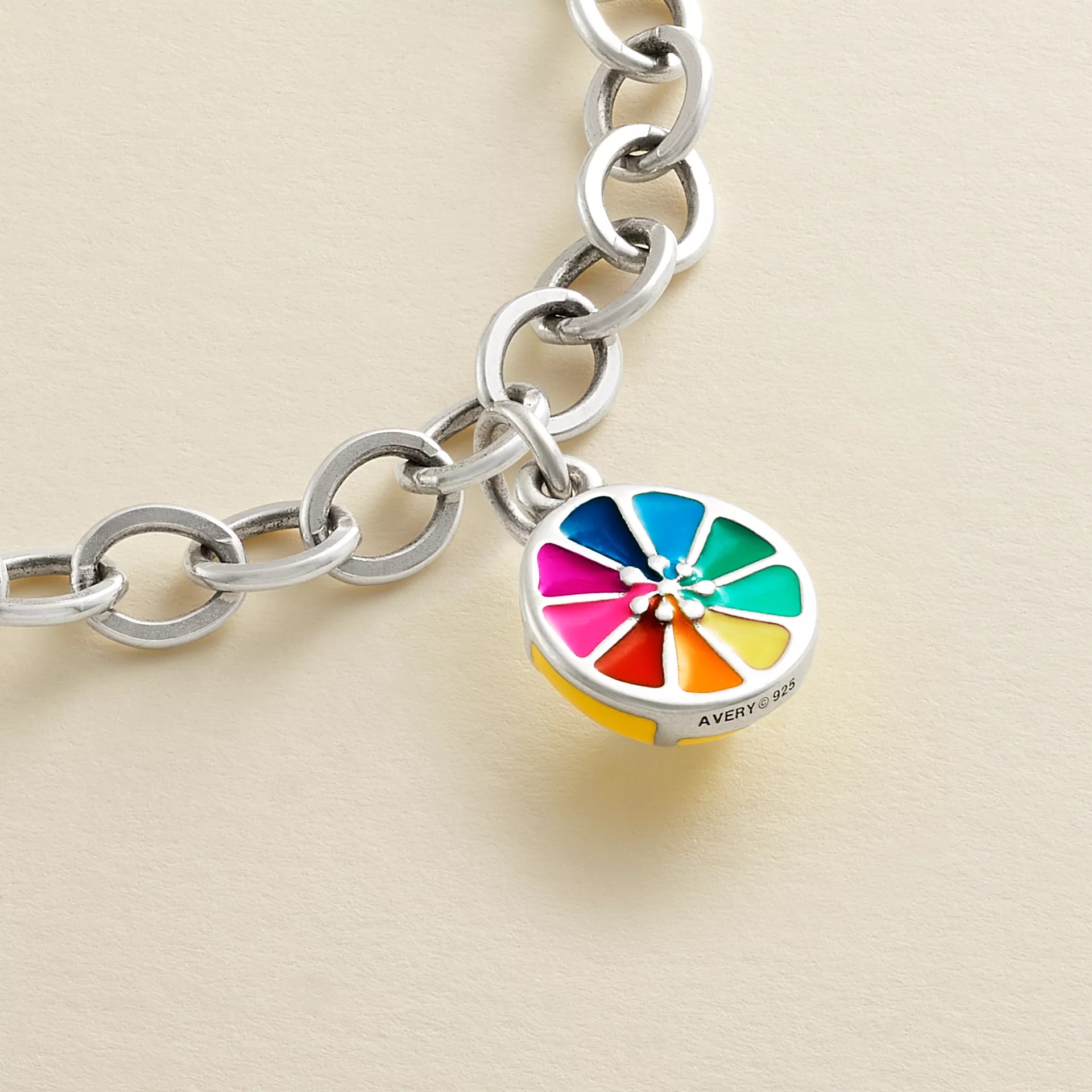 Enamel Colorful Lemon Twist Charm - Image 4