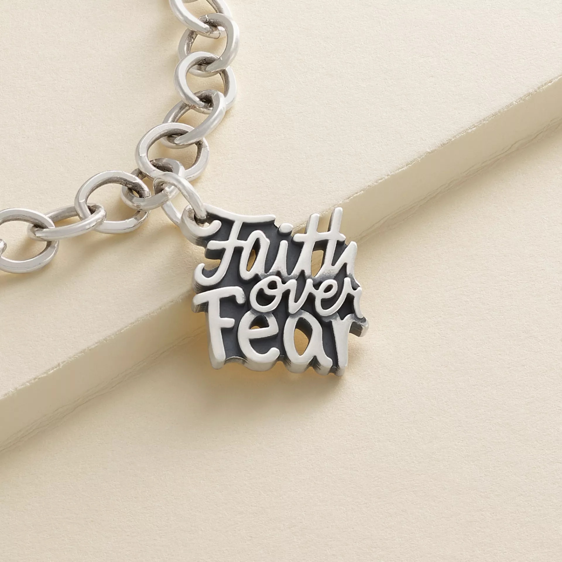 Faith Over Fear Charm - Image 2