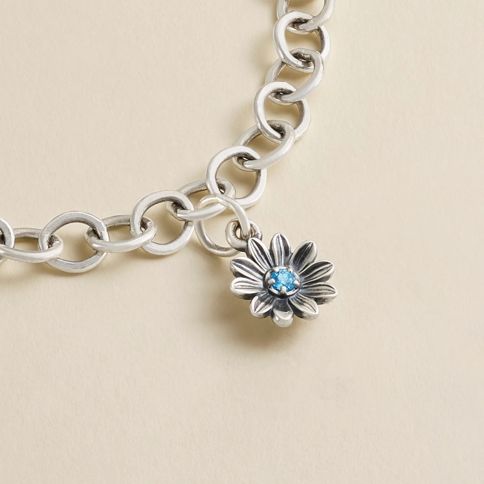Floral Gemstone Charm - Image 3