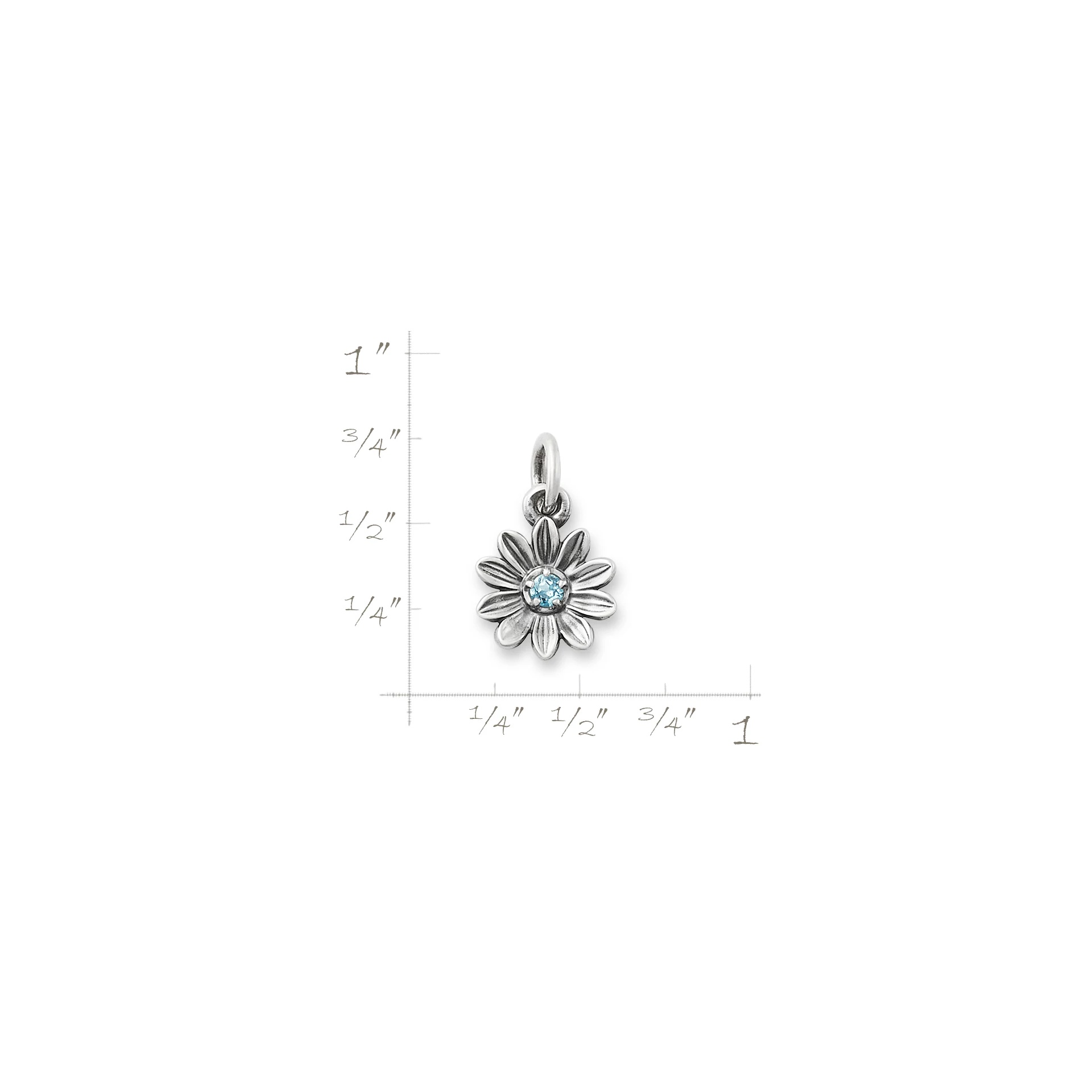 Floral Gemstone Charm - Image 6