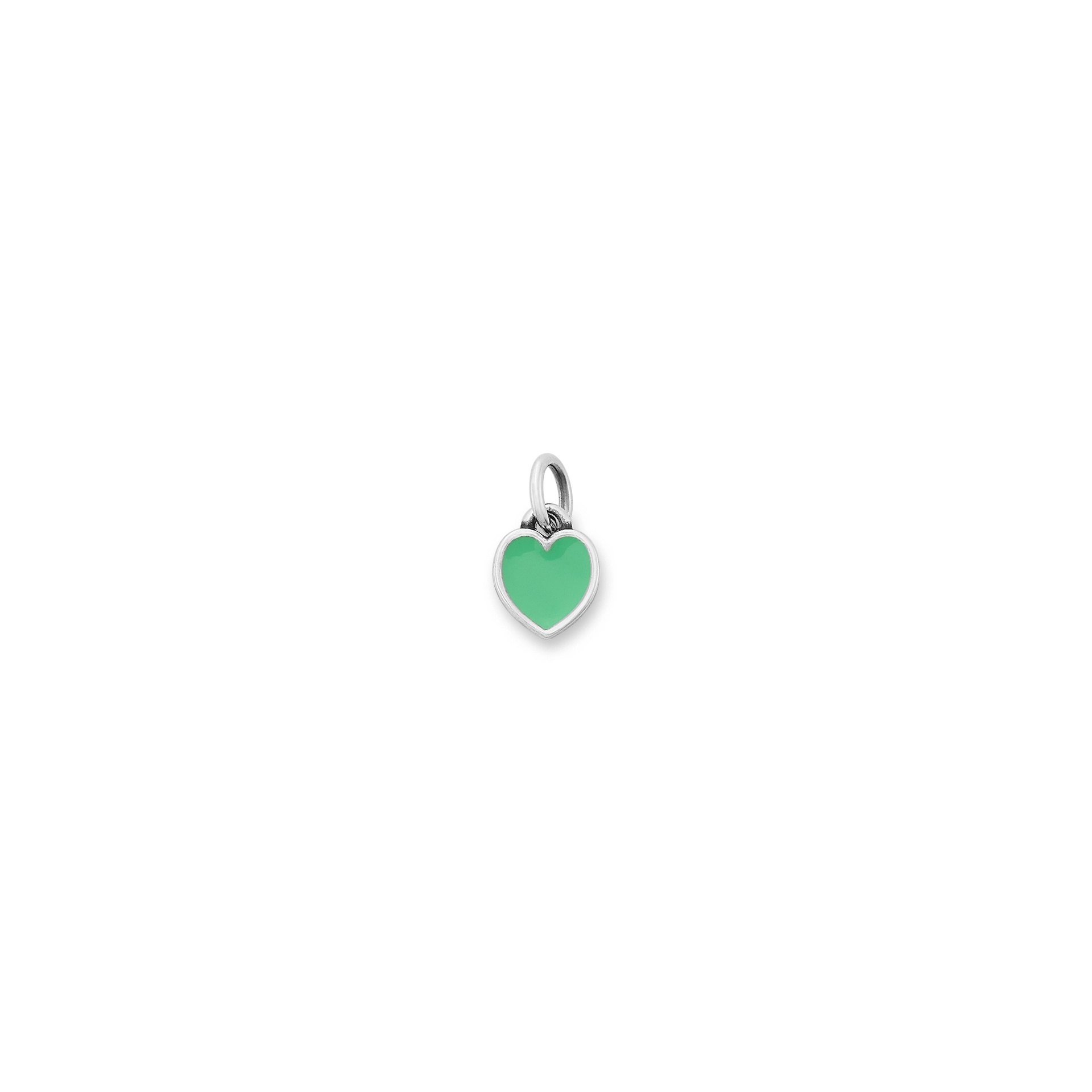 Enamel Connected Hearts Charm