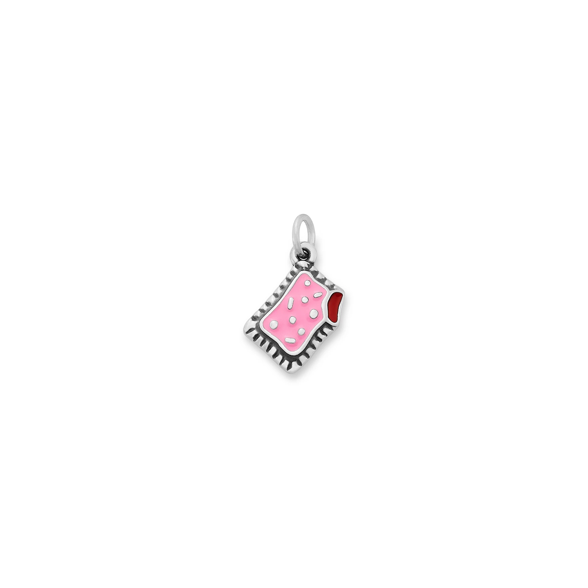 Enamel Frosted Toaster Pastry Charm