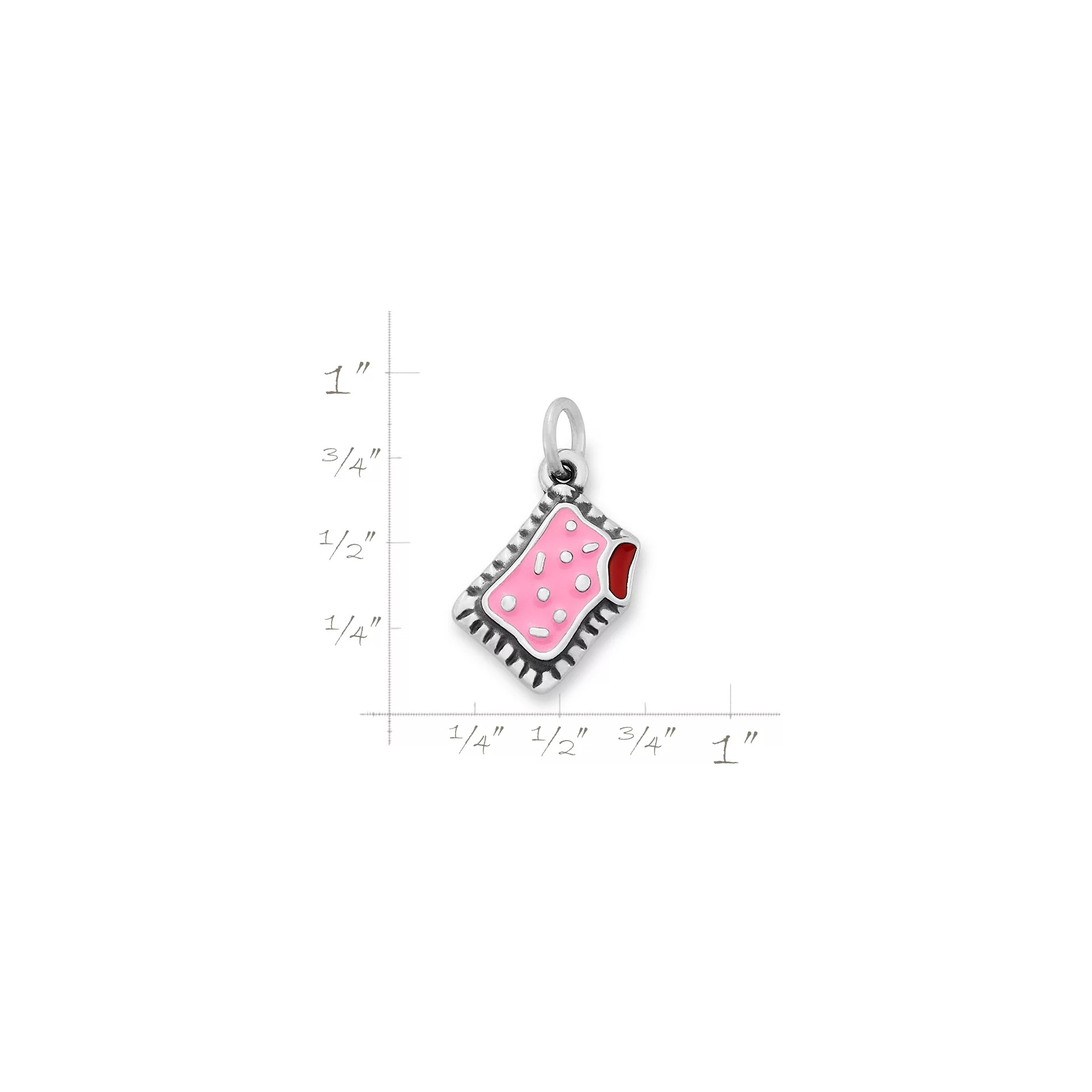 Enamel Frosted Toaster Pastry Charm - Image 5