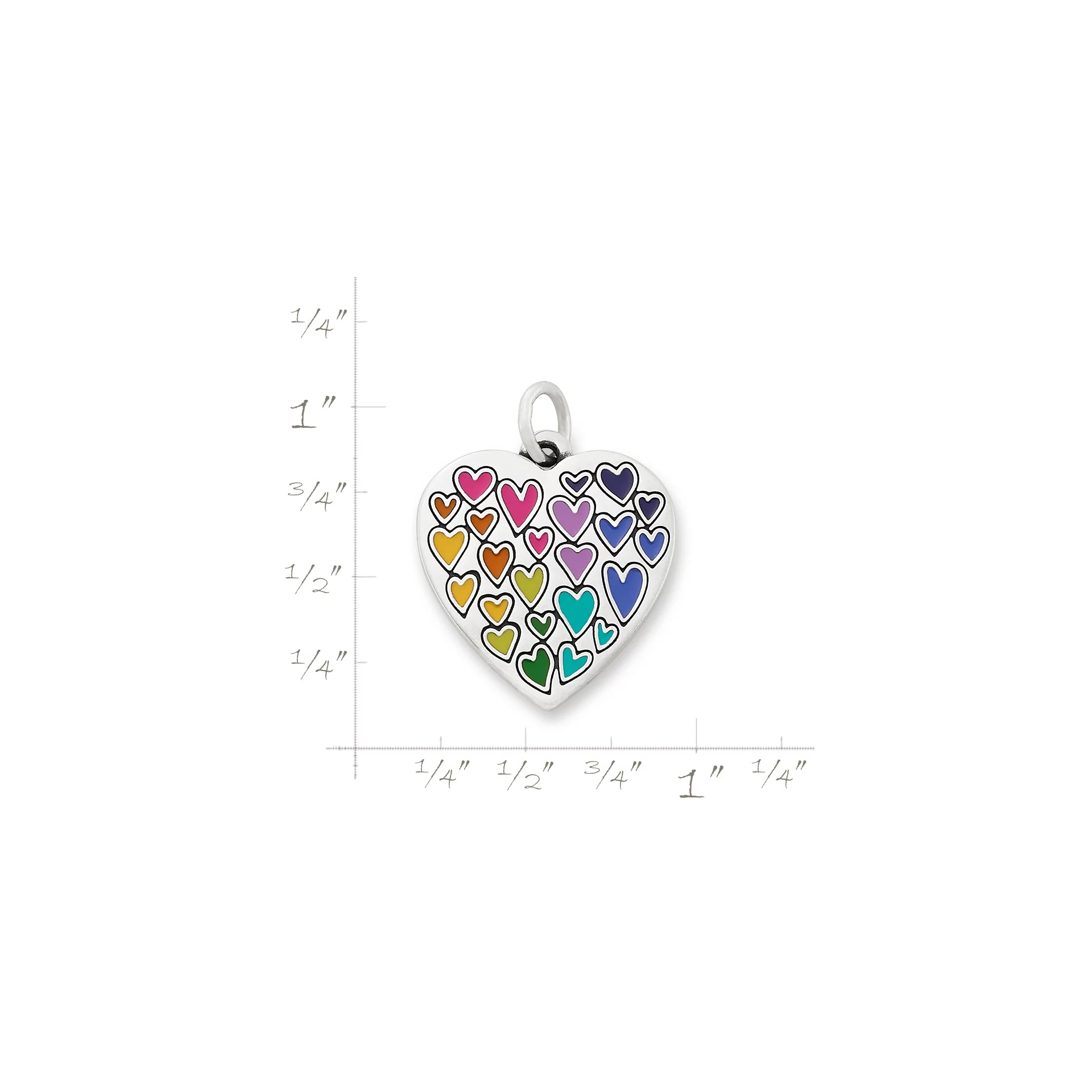 Full of Love Enamel Heart Charm - Image 5