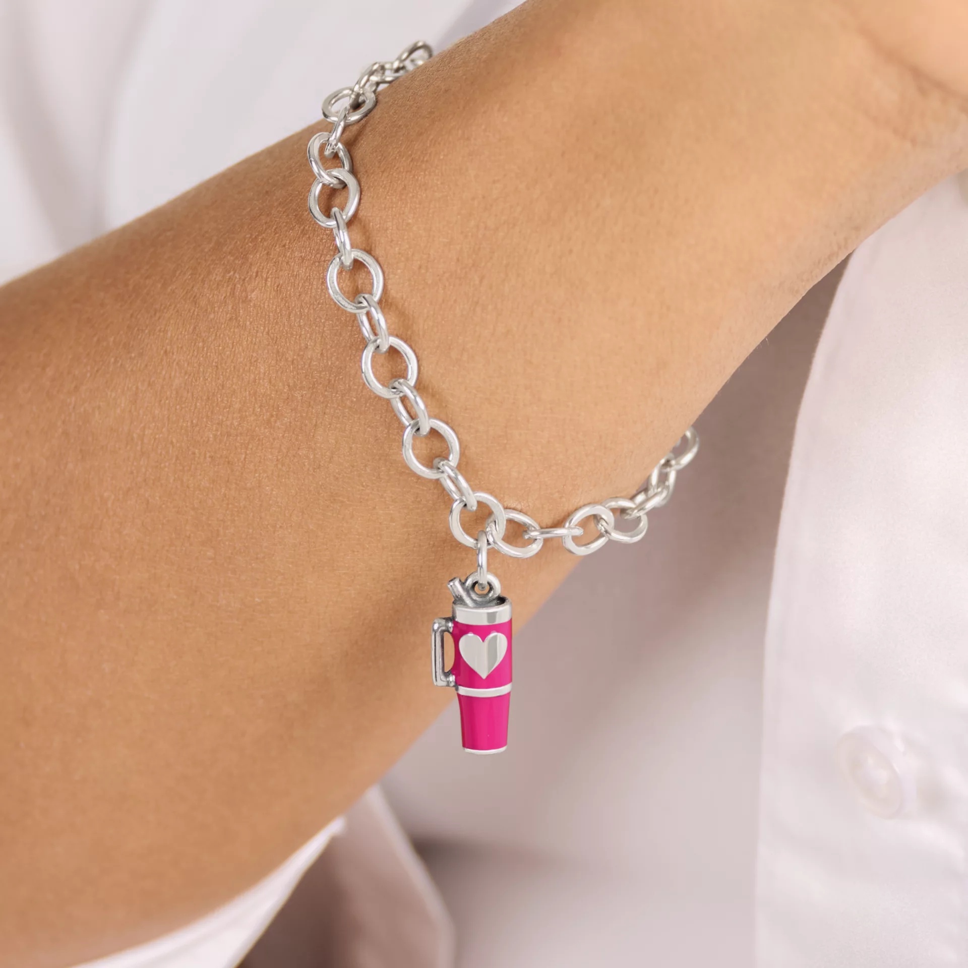 Enamel Love My Cup Charm - Image 4