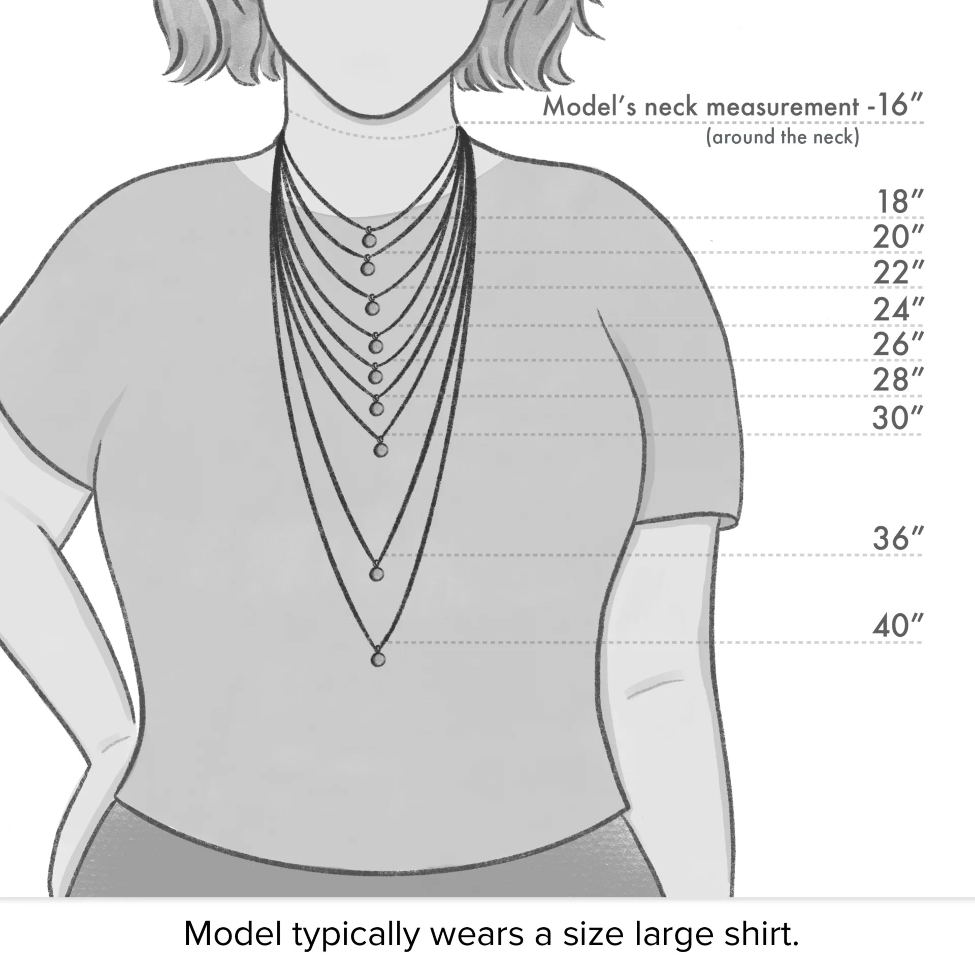 Medium Cable Figaro Chain - Image 3