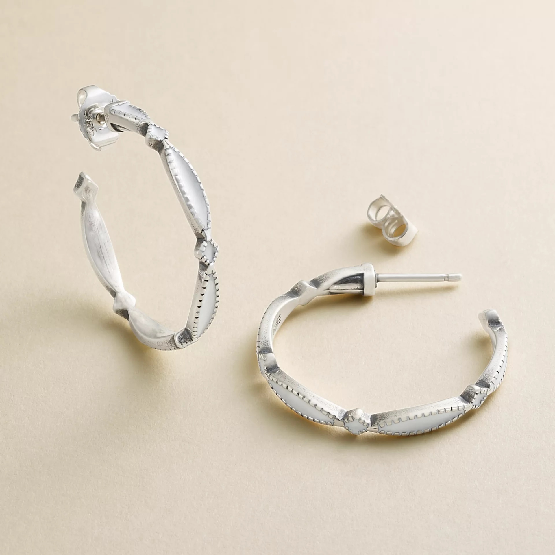 Enamel Cordoba Hoops - Image 2