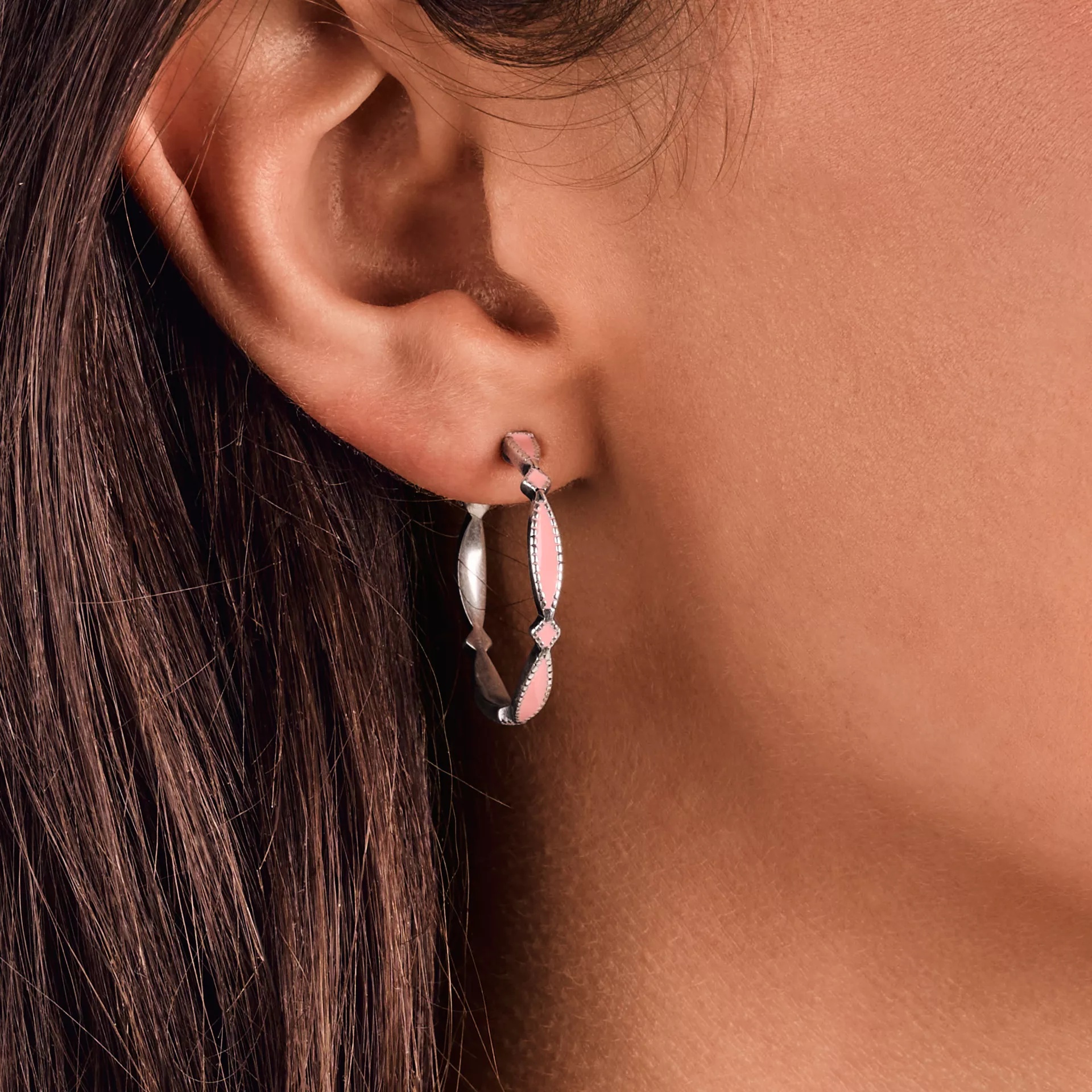 Enamel Cordoba Hoops - Image 5