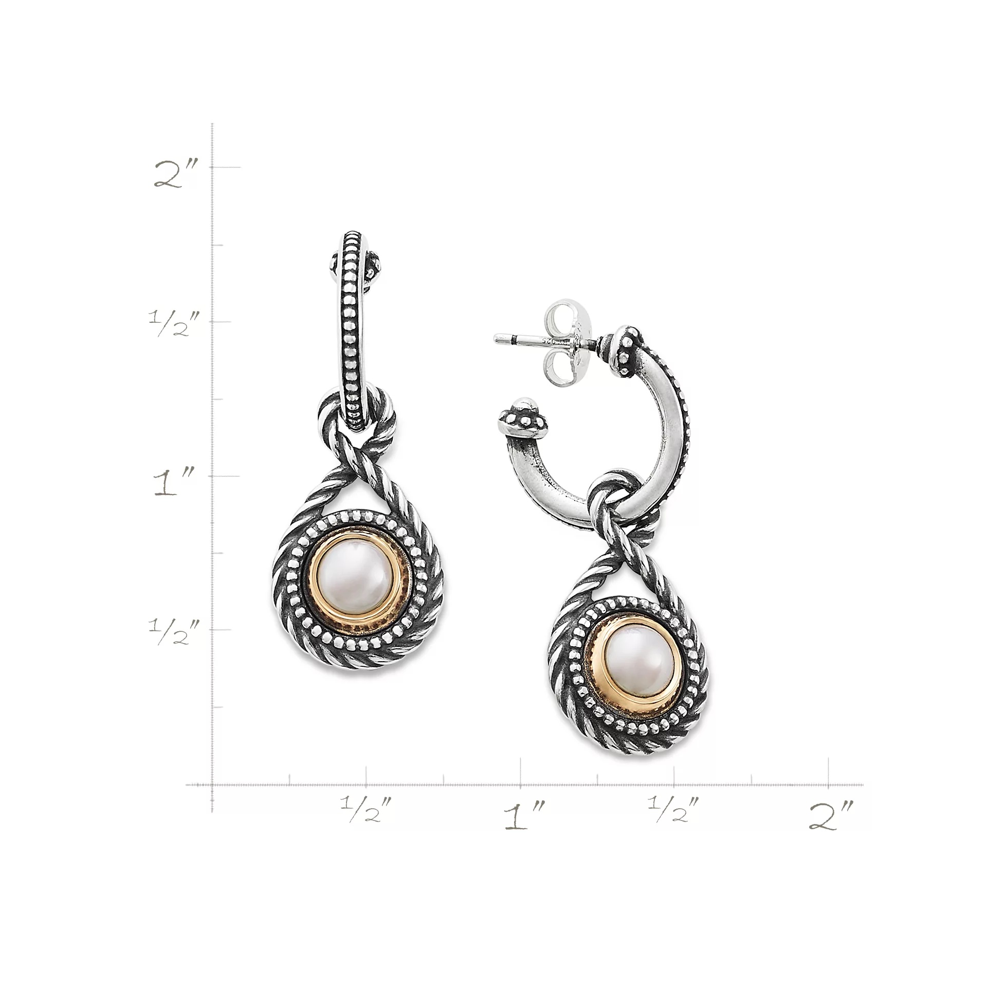 Marjan Gemstone Hoop Dangle EarShop All Rings - Image 4