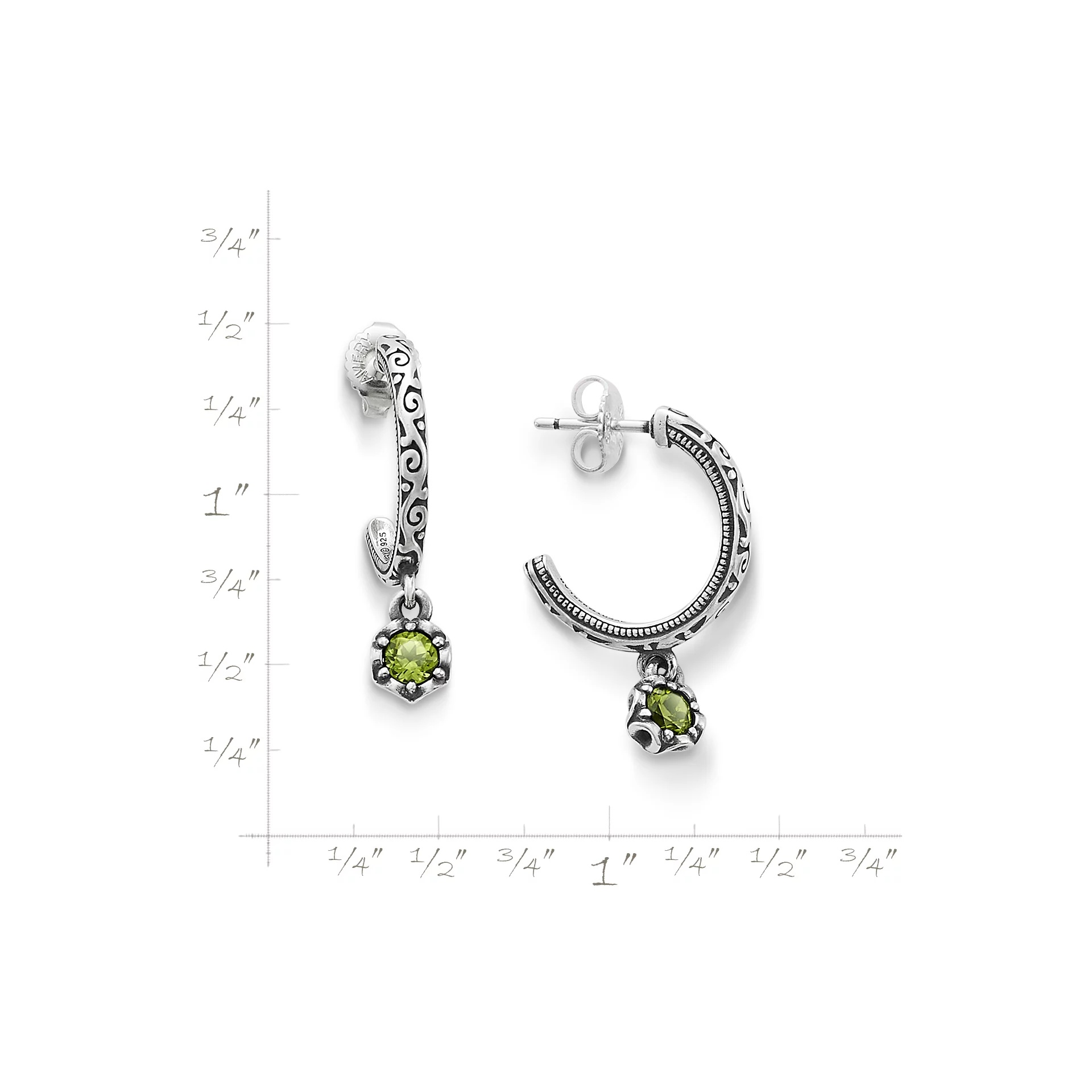 Cherished Birthstone Hoop Dangle EarShop All Rings - Image 5