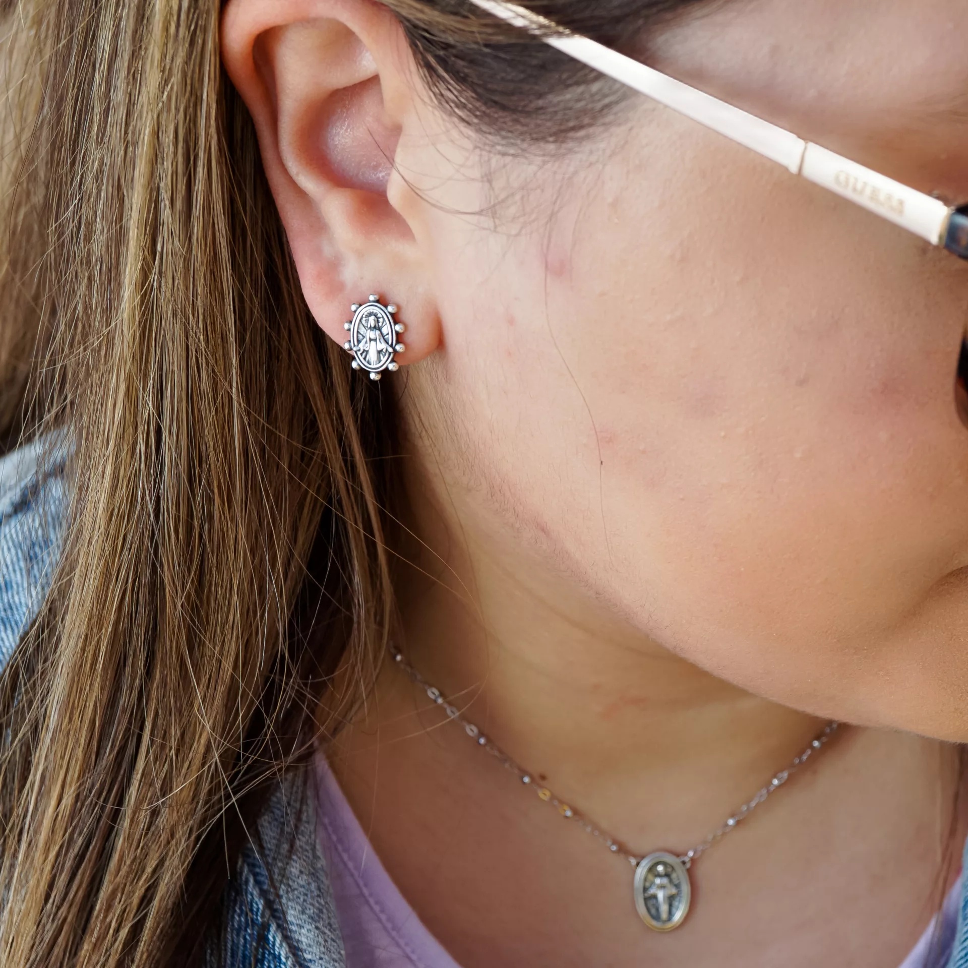 Virgin Mary Studs - Image 5