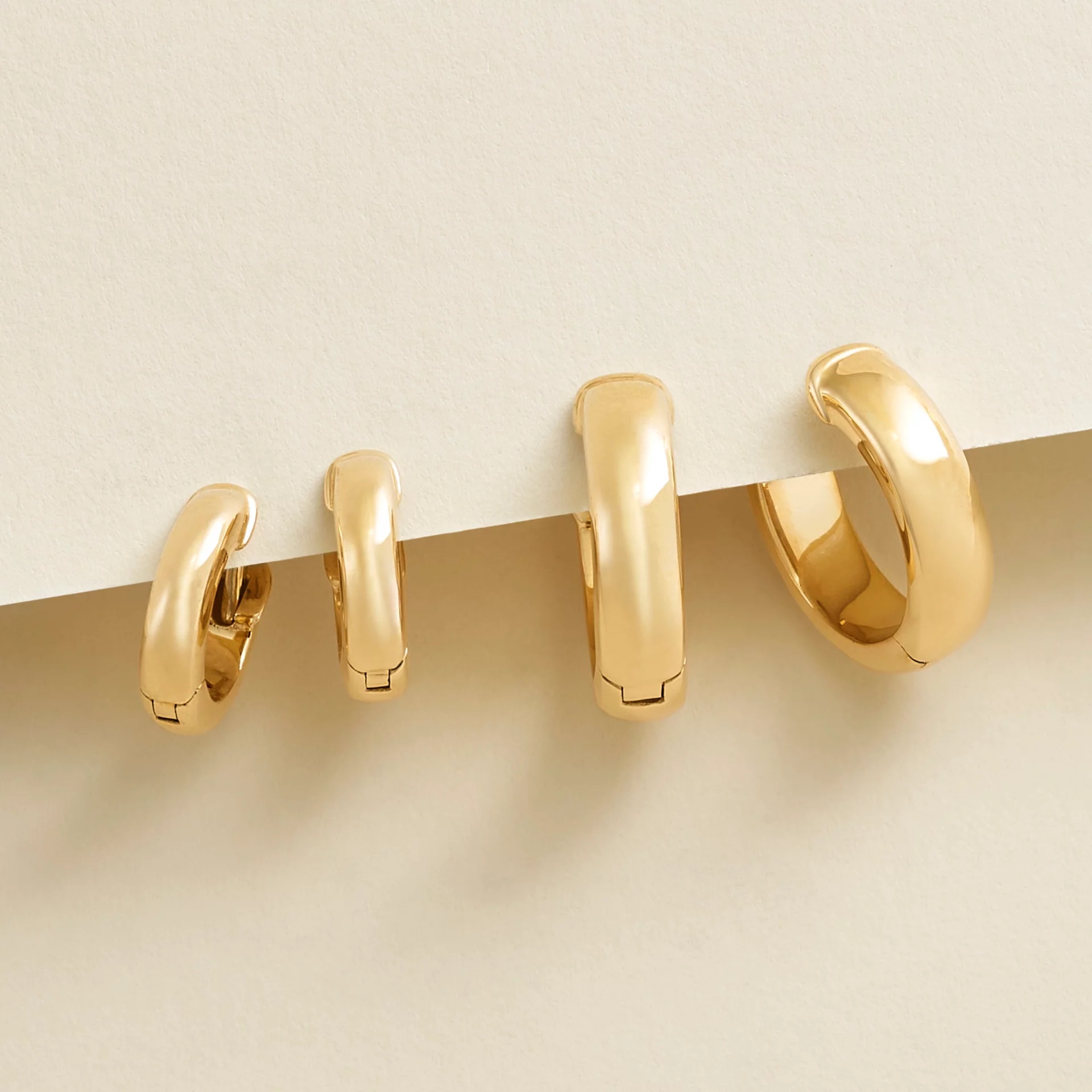 Hinged Huggie EarShop All Rings - Image 3