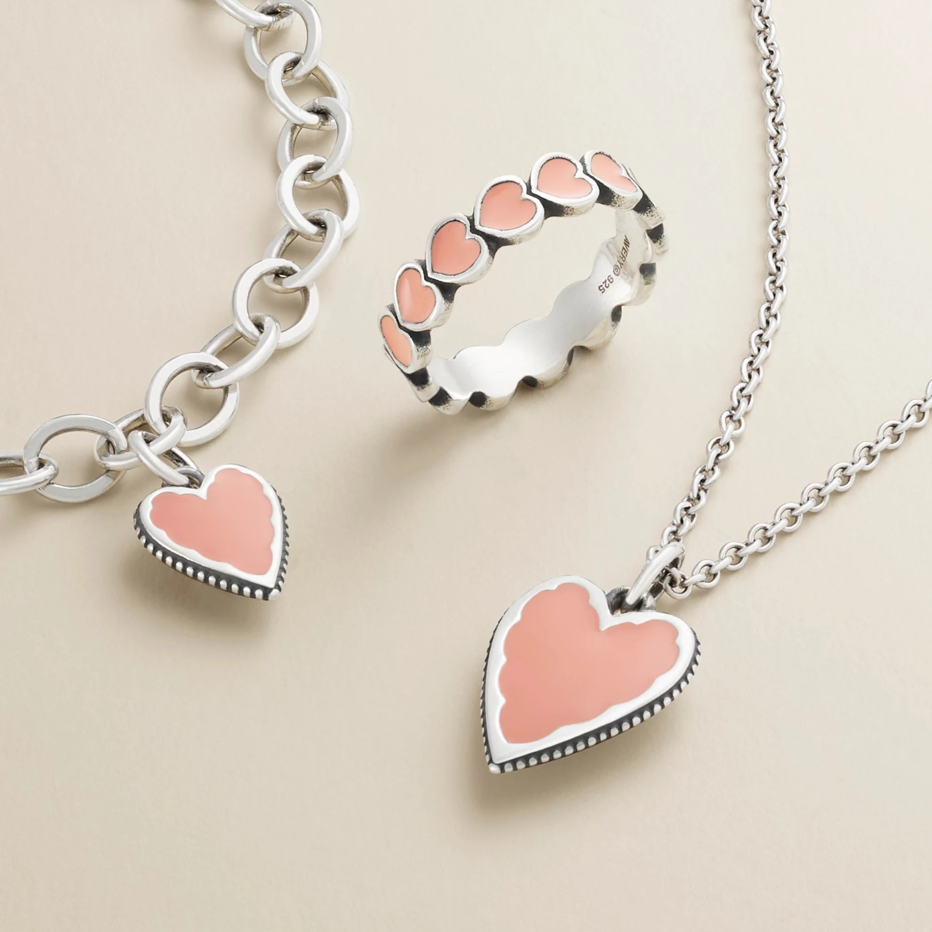 Enamel Heart Charm - Image 4