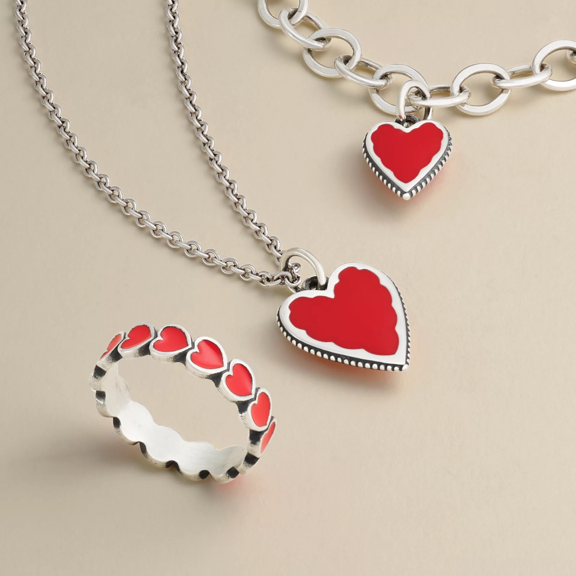 Enamel Heart Charm - Image 4