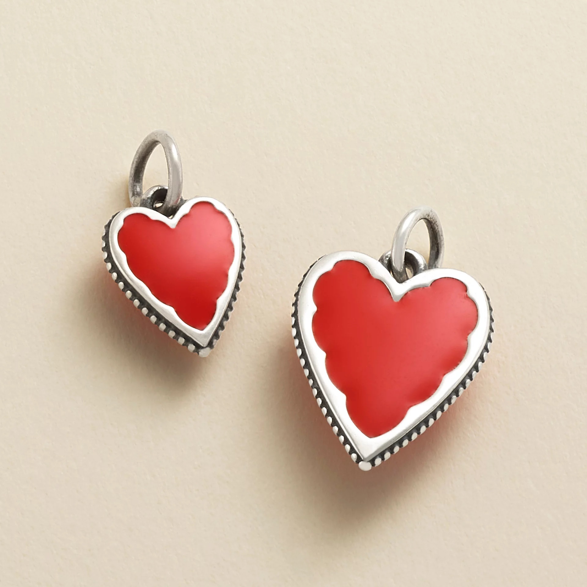 Enamel Heart Charm - Image 2