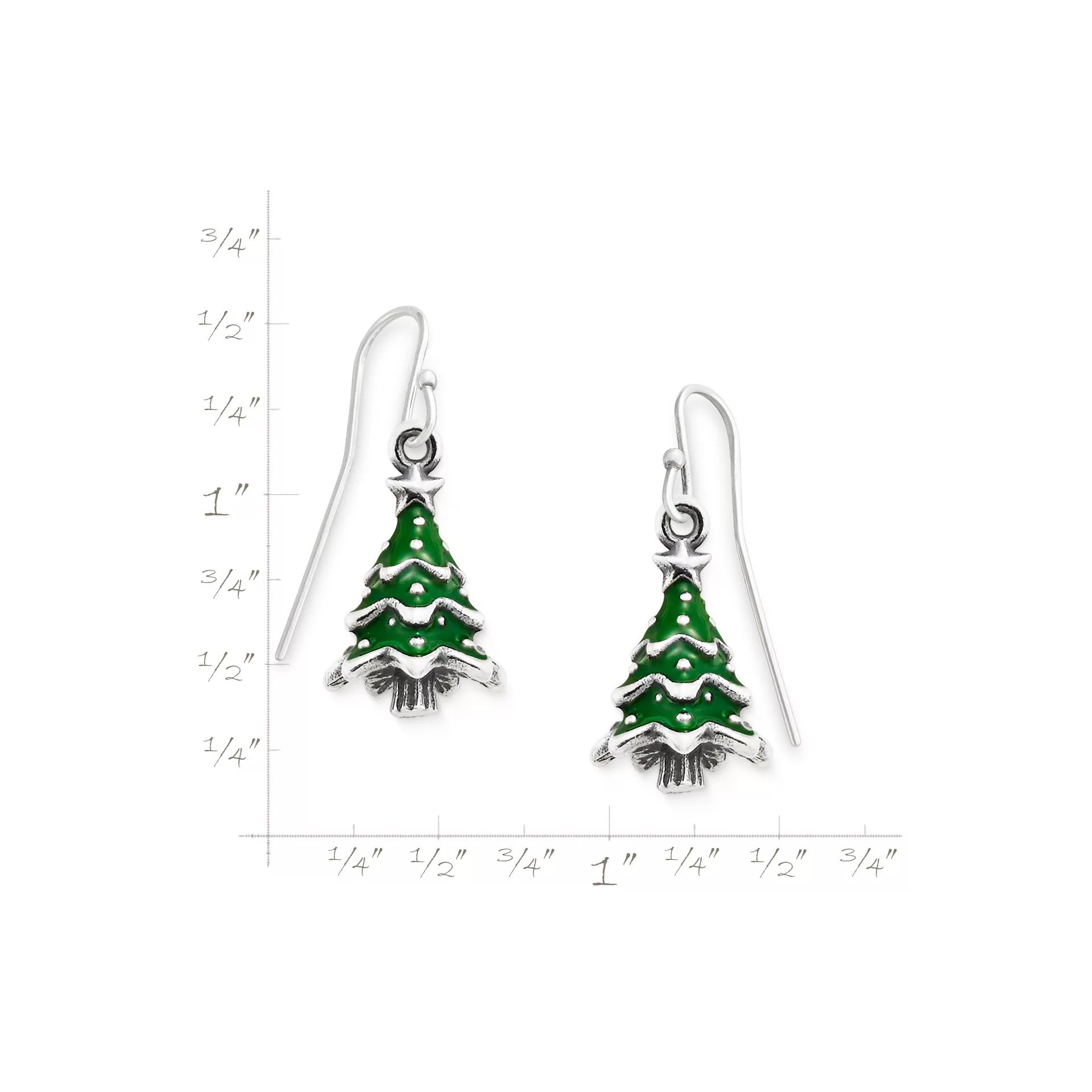 Enamel Christmas Tree EarShop All Rings - Image 3