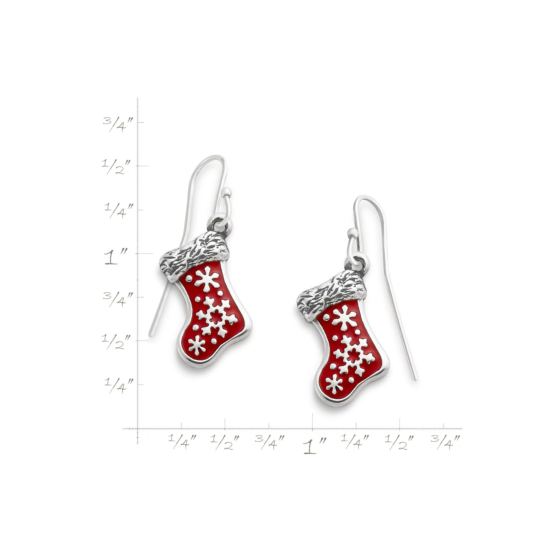 Enamel Christmas Stocking EarShop All Rings - Image 2