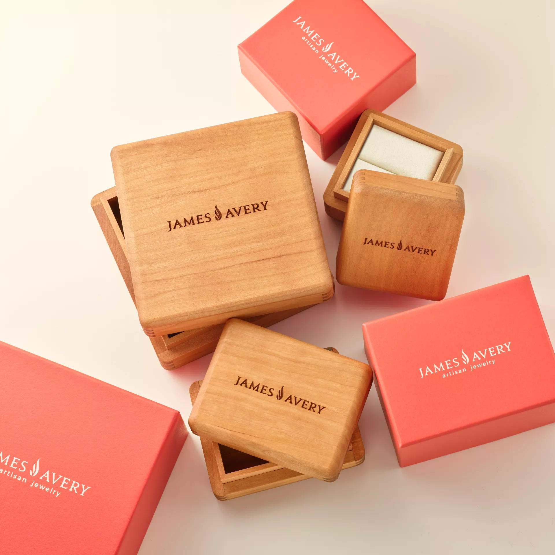 Square Wood Keepsake Box - Image 2